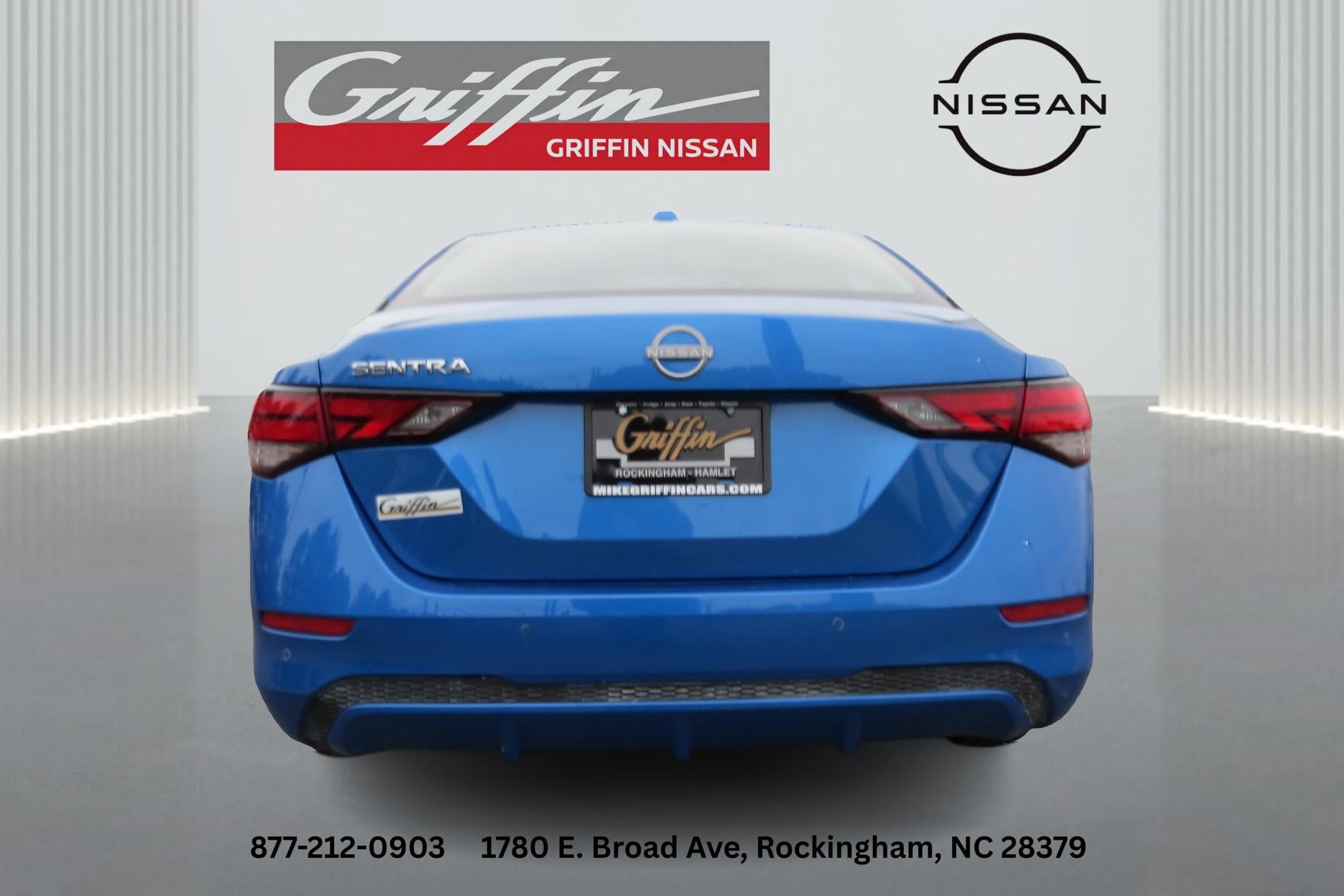 2025 Nissan Sentra SV Electric Blue Metallic at Griffin CDJR