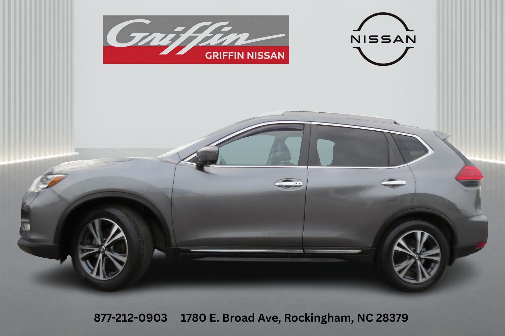 Used 2017 Nissan Rogue SL with VIN 5N1AT2MT6HC759737 for sale in Rockingham, NC