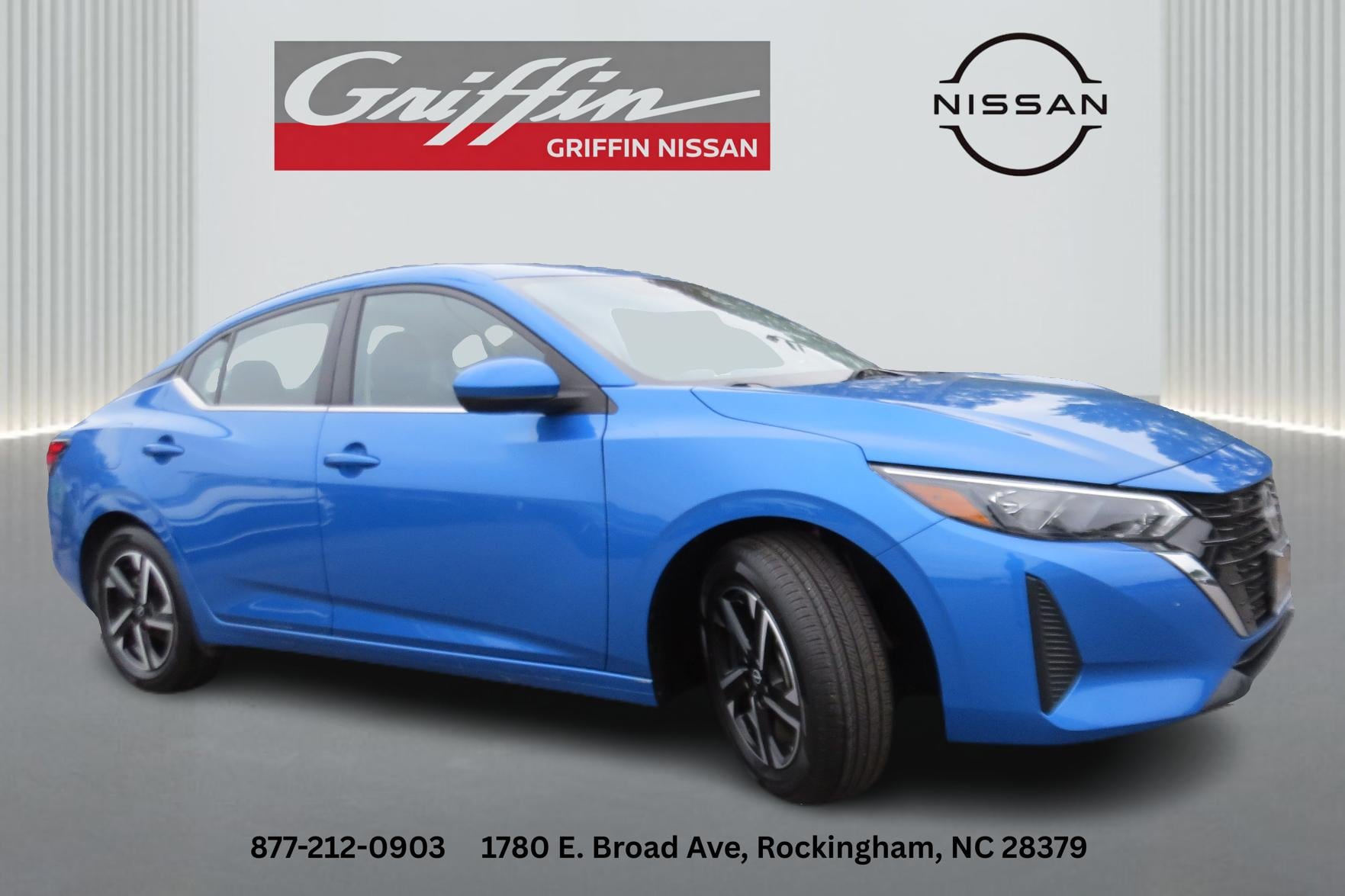 2025 Nissan Sentra SV Electric Blue Metallic at Griffin CDJR