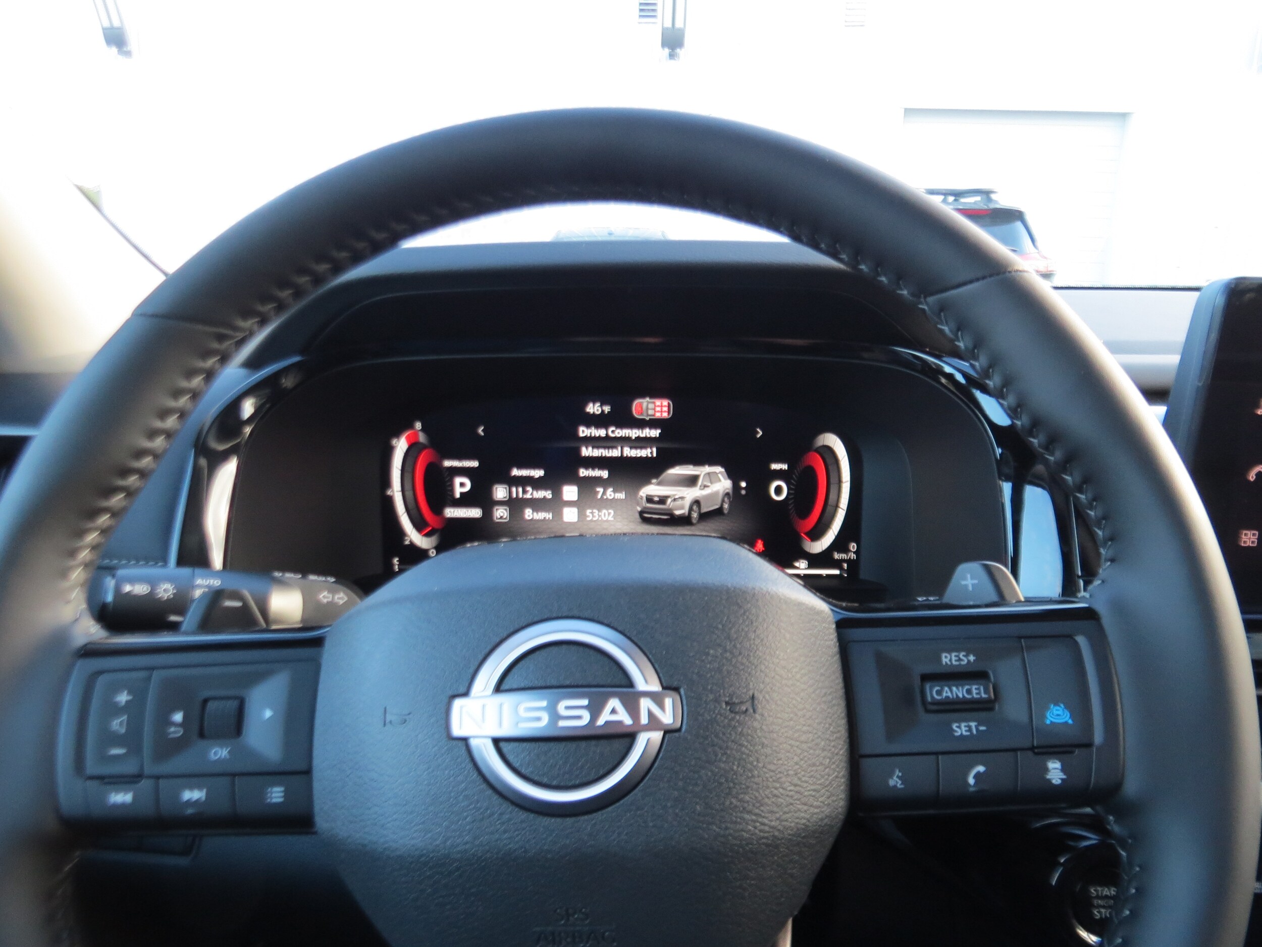 2026 Nissan Pathfinder SL Everest White Pearl Tricoat at Griffin Nissan
