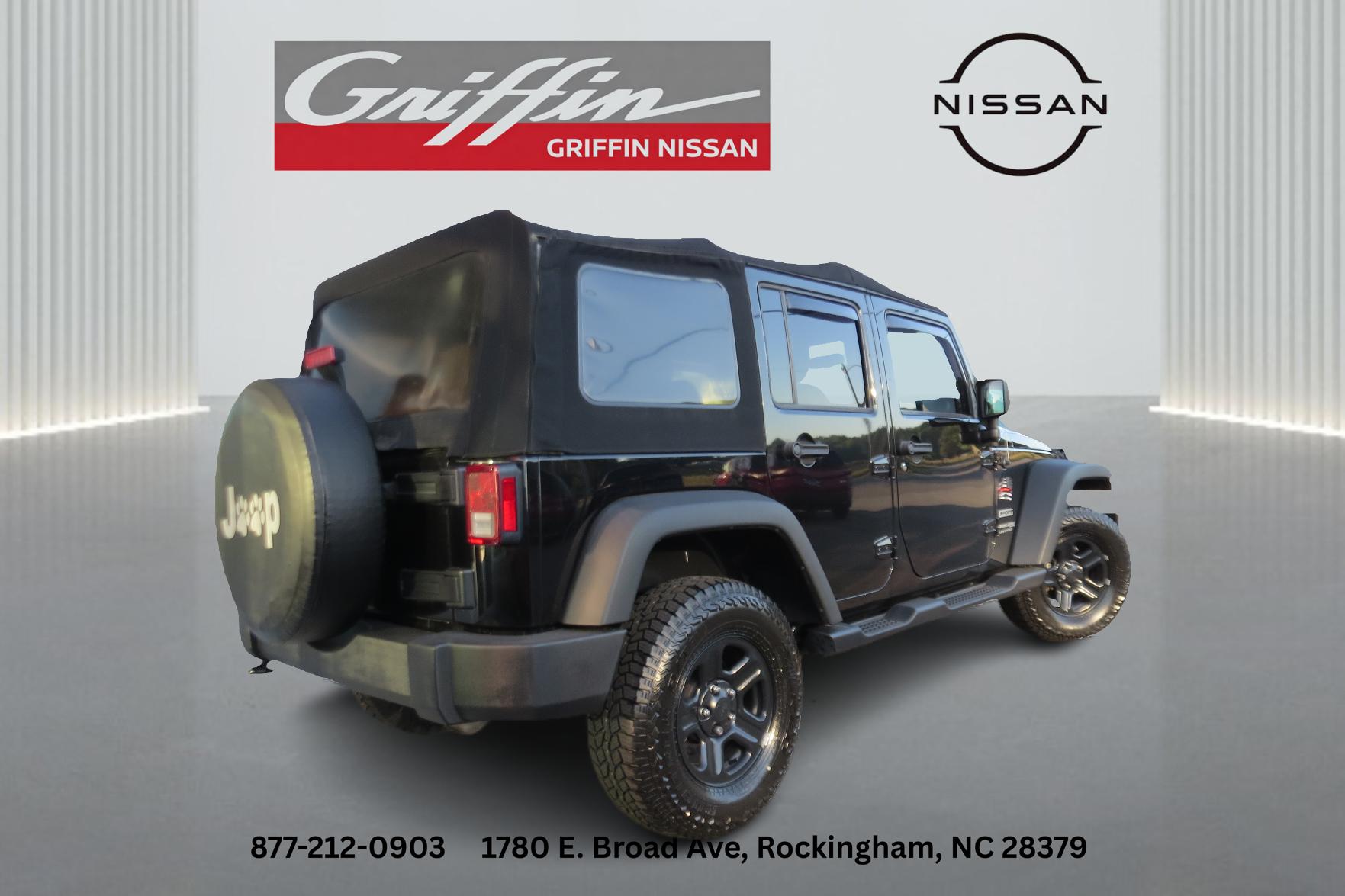 2018 Jeep Wrangler JK Unlimited Sport Black Clearcoat at Crews Chevrolet