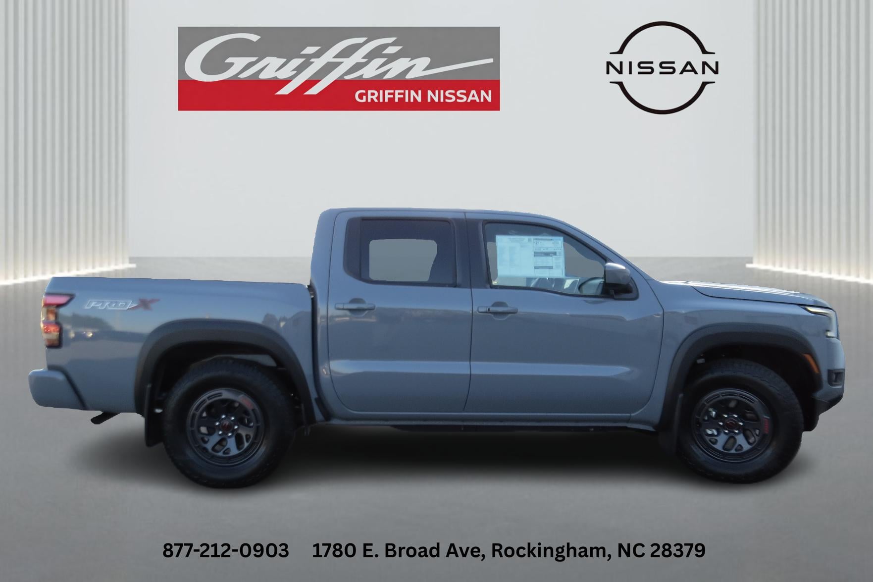 2026 Nissan Frontier PRO-X Boulder Gray Pearl at Griffin Nissan