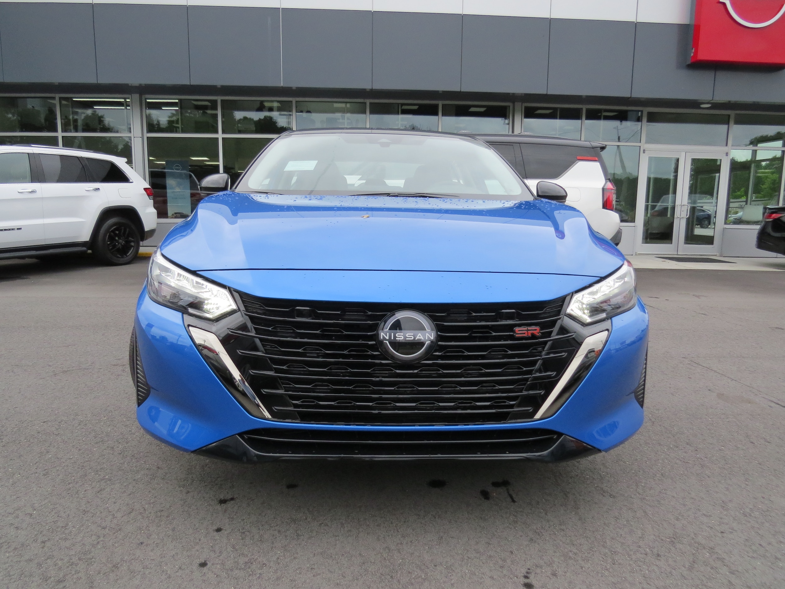 2025 Nissan Sentra SR Electric Blue/Super Black at Griffin Nissan