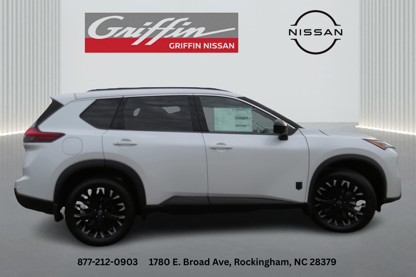 2026 Nissan Rogue Dark Armor Everest White Pearl Tricoat at Griffin Nissan