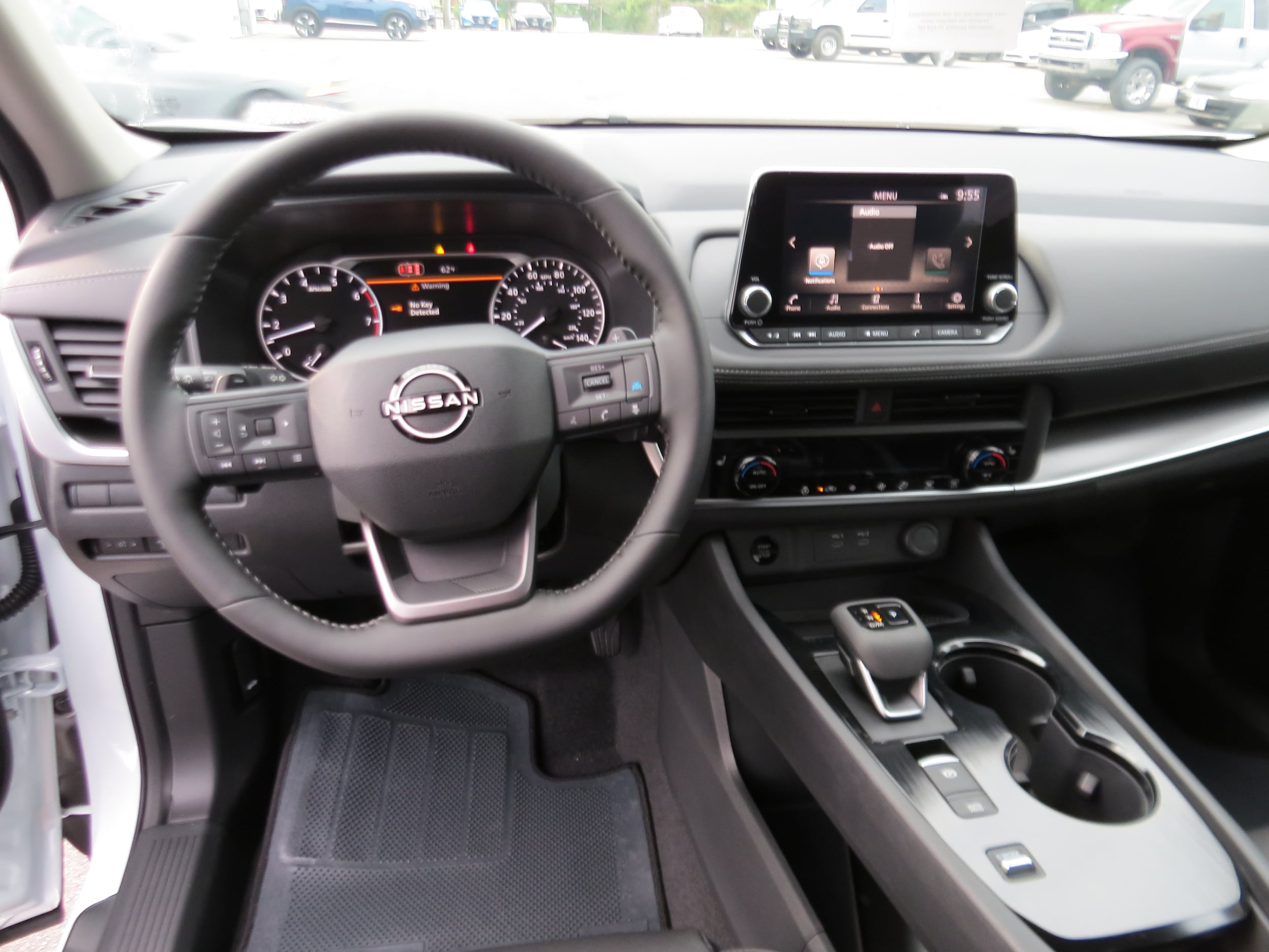 2026 Nissan Rogue Dark Armor Everest White Pearl Tricoat at Griffin Nissan