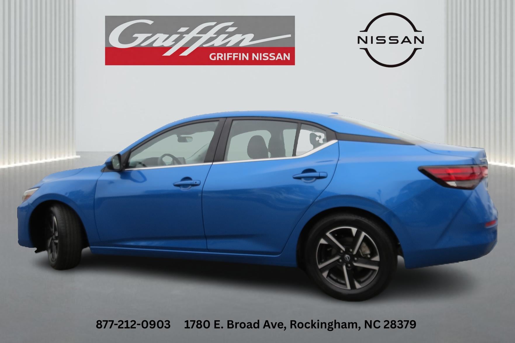 2025 Nissan Sentra SV Electric Blue Metallic at Griffin CDJR