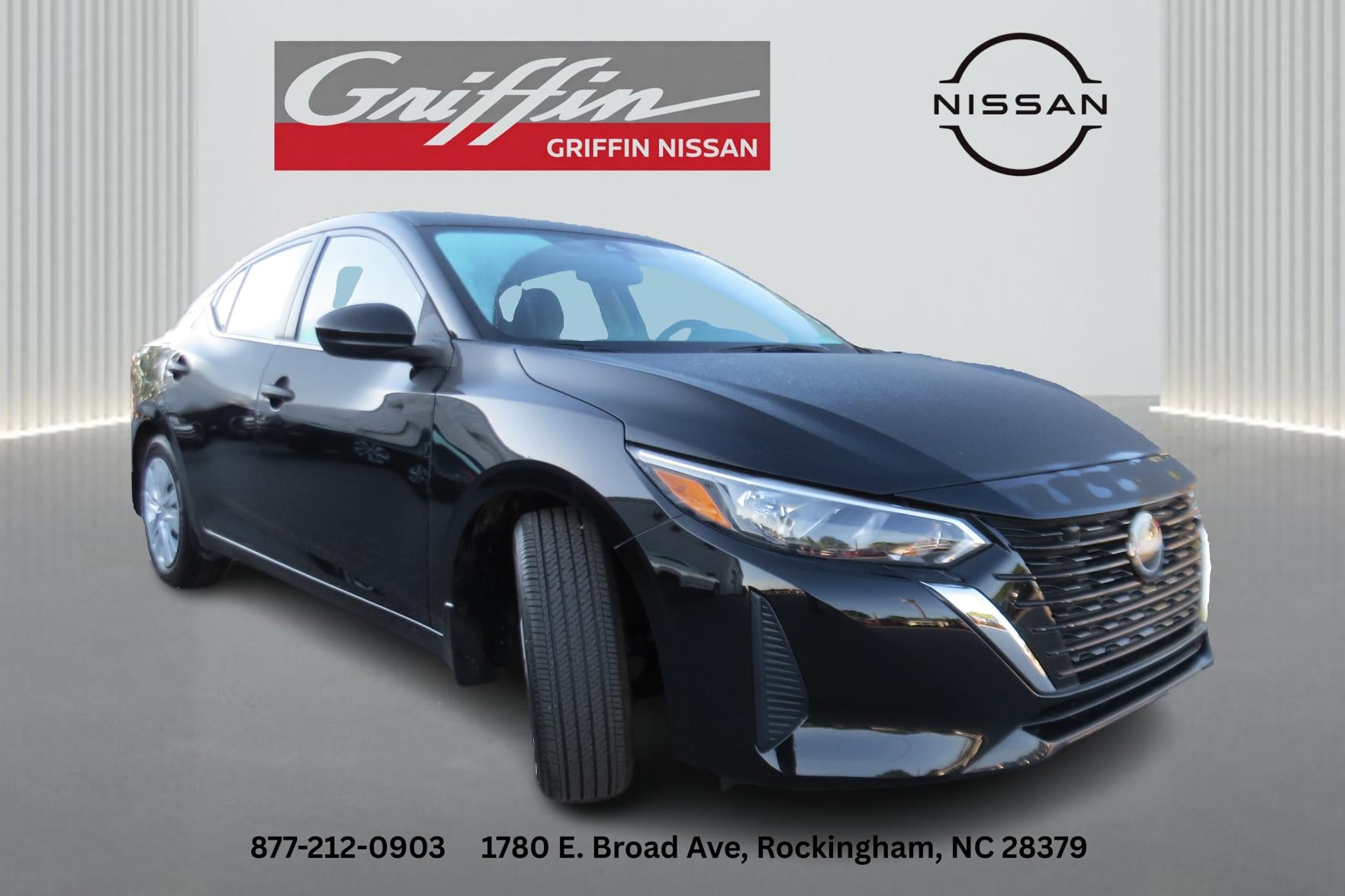 2025 Nissan Sentra S Super Black at Griffin CDJR