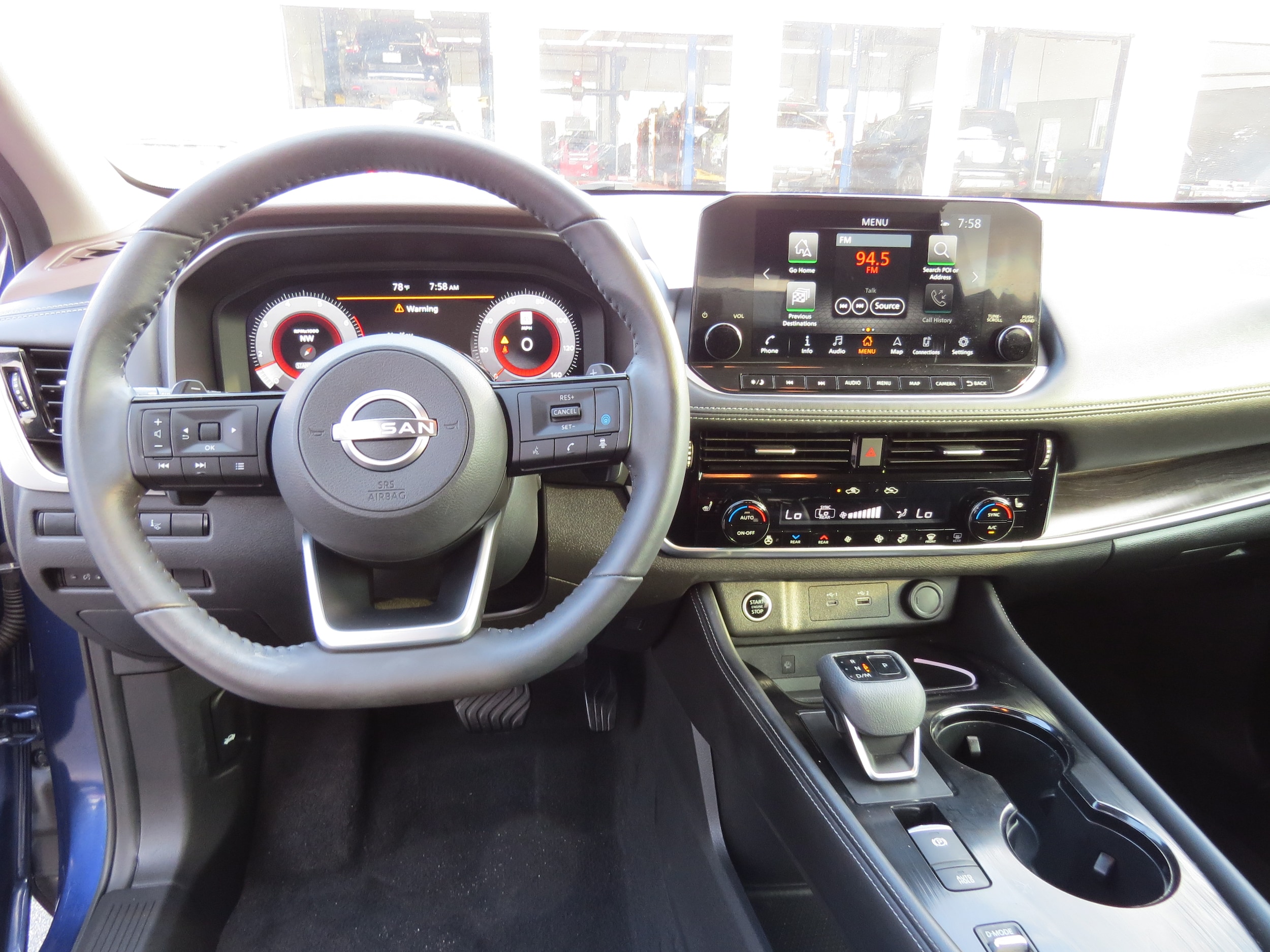 2022 Nissan Rogue Platinum Caspian Blue Metallic at Griffin Nissan