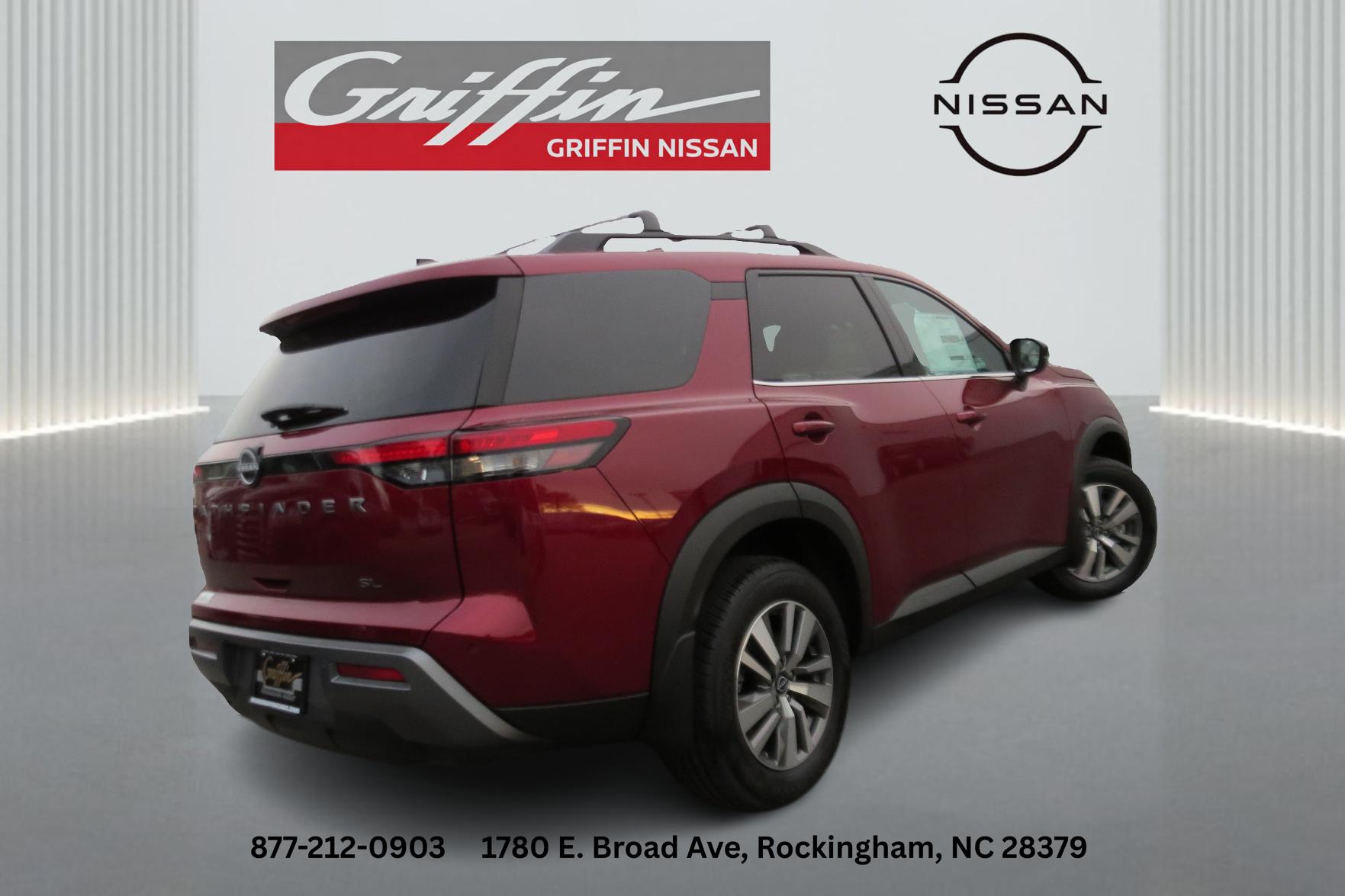 2026 Nissan Pathfinder SL Scarlet Ember Tintcoat at Griffin Nissan