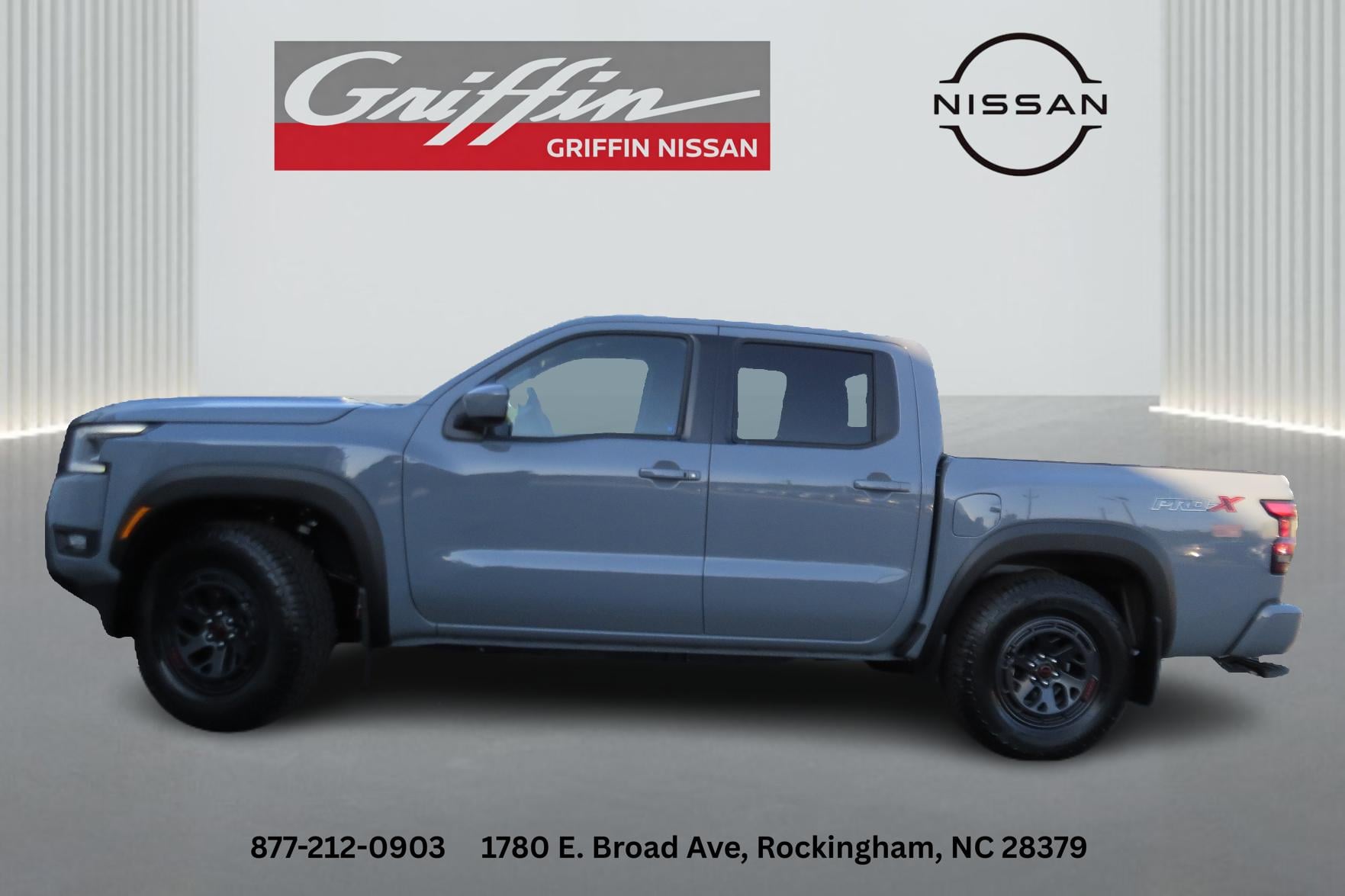 2026 Nissan Frontier PRO-X Boulder Gray Pearl at Griffin Nissan