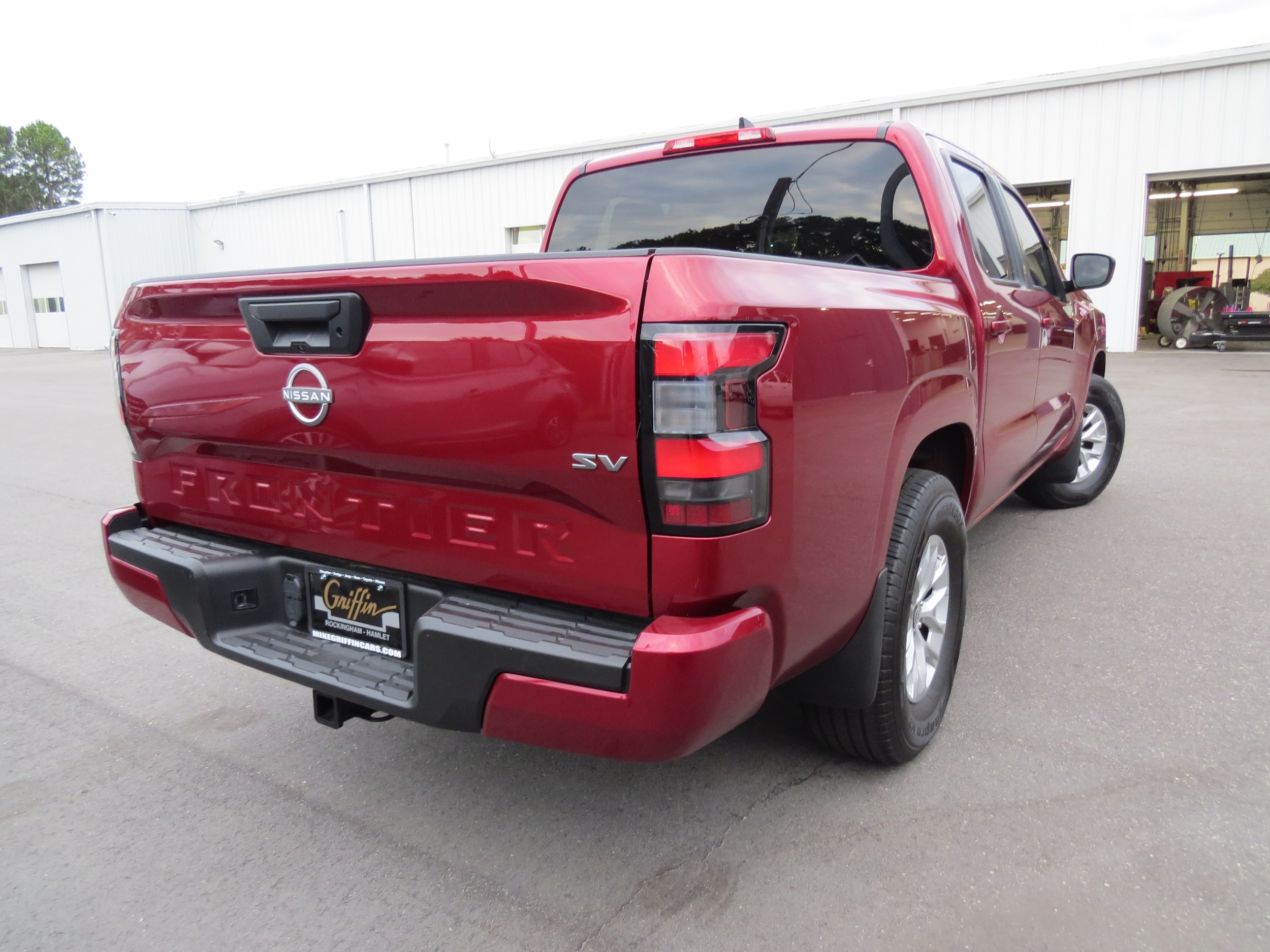 2024 Nissan Frontier SV Cardinal Red Metallic Tricoat at Griffin Nissan