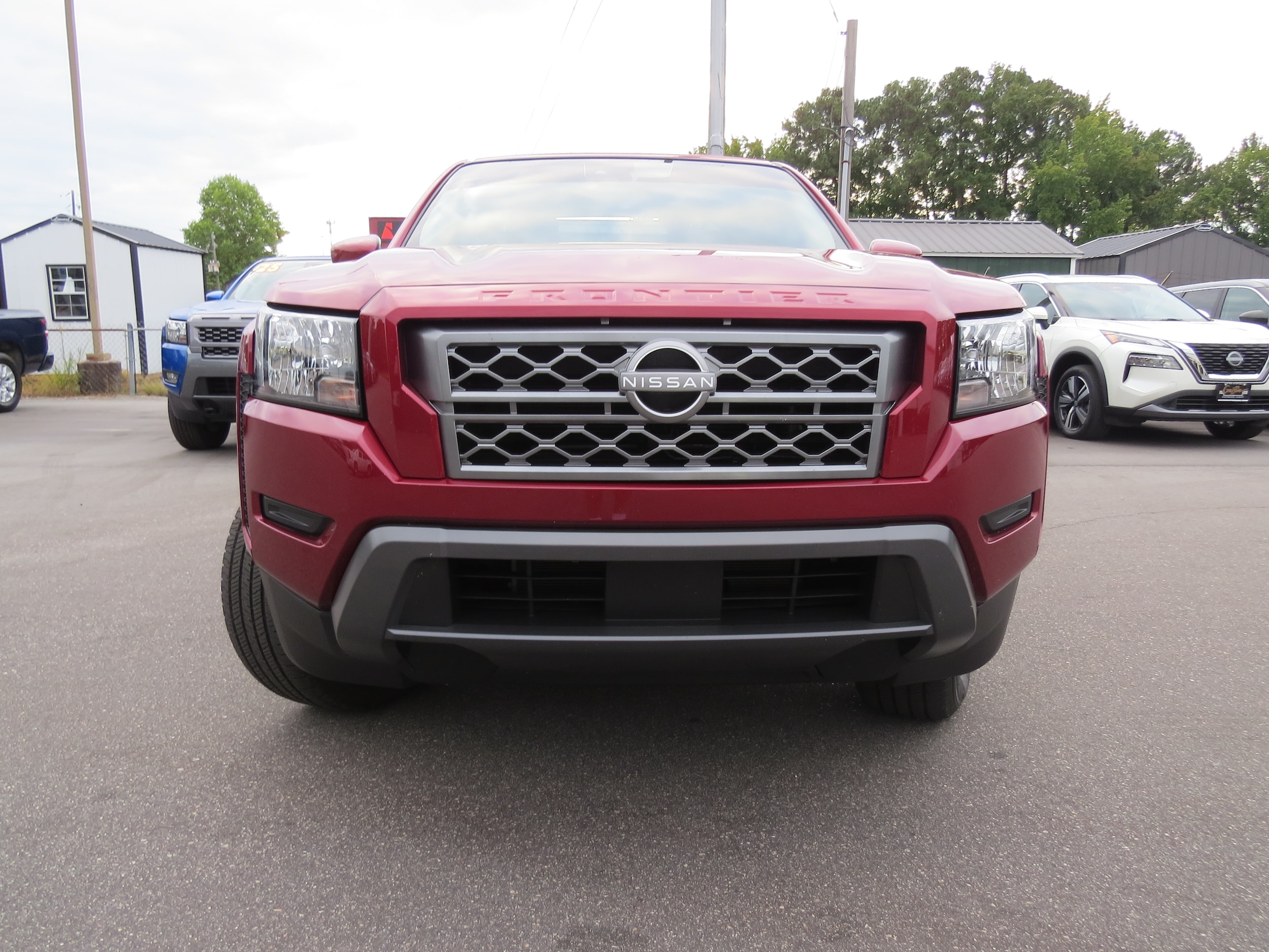 2024 Nissan Frontier SV Cardinal Red Metallic Tricoat at Griffin Nissan