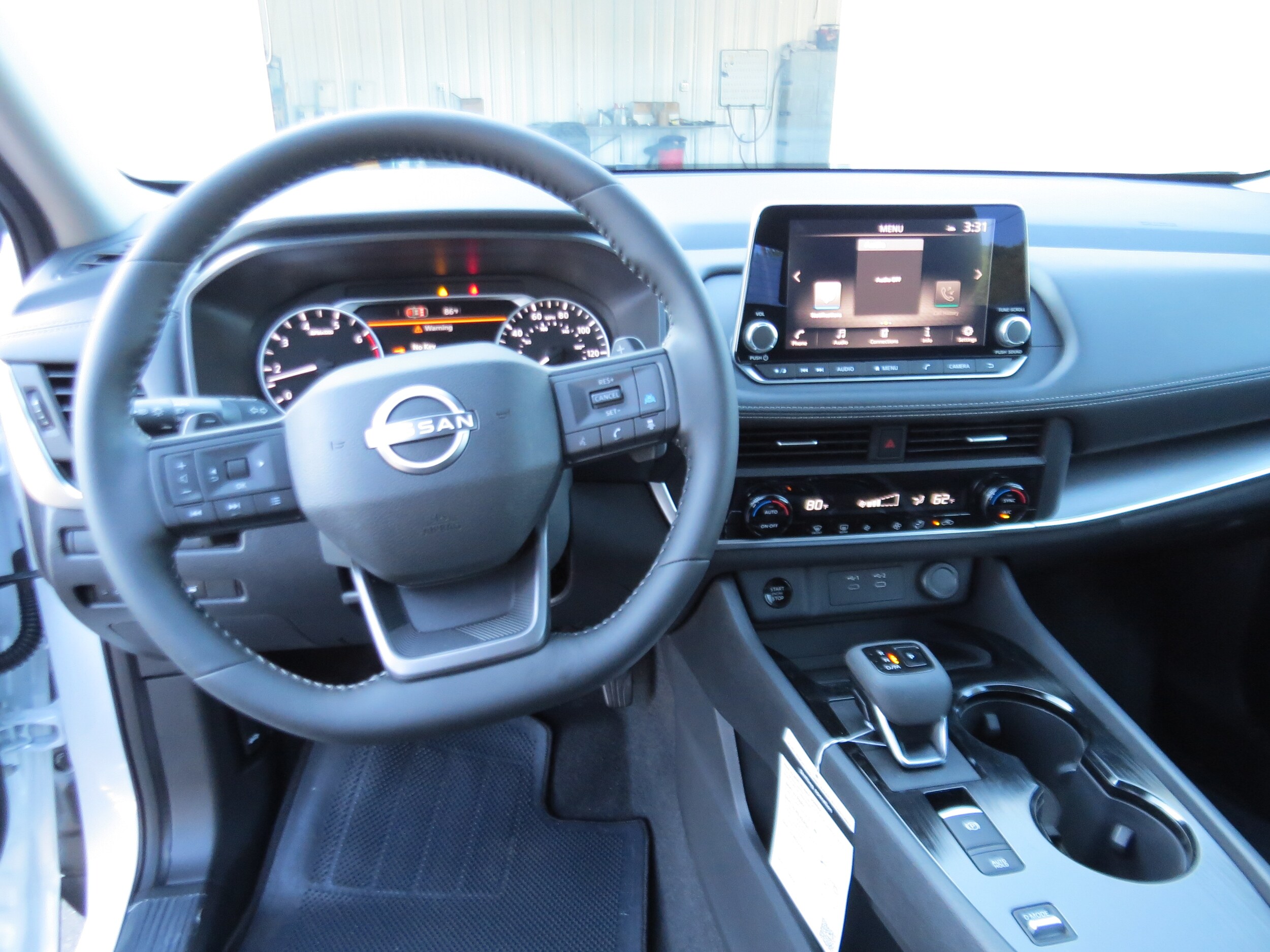 2026 Nissan Rogue SV Everest White Pearl Tricoat at Griffin Nissan