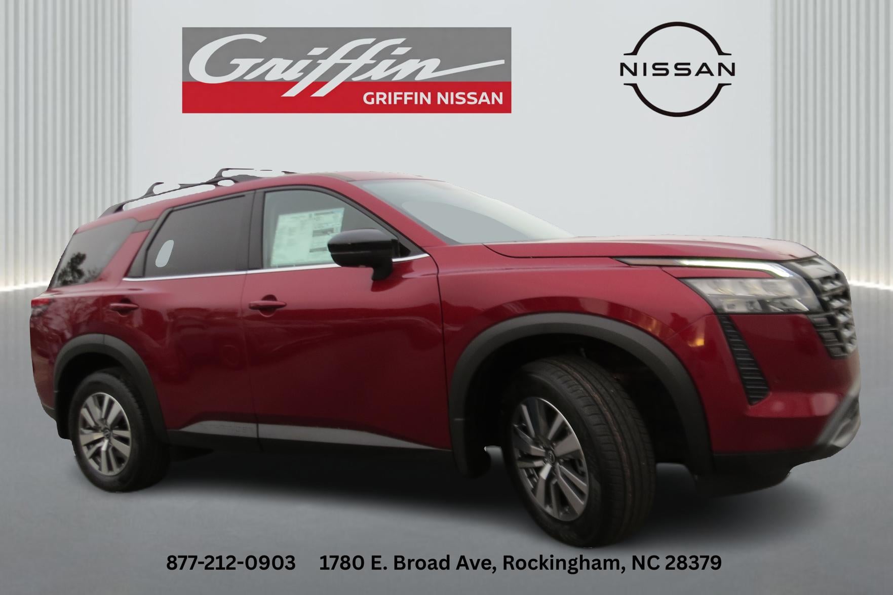 2026 Nissan Pathfinder SL Scarlet Ember Tintcoat at Griffin Nissan