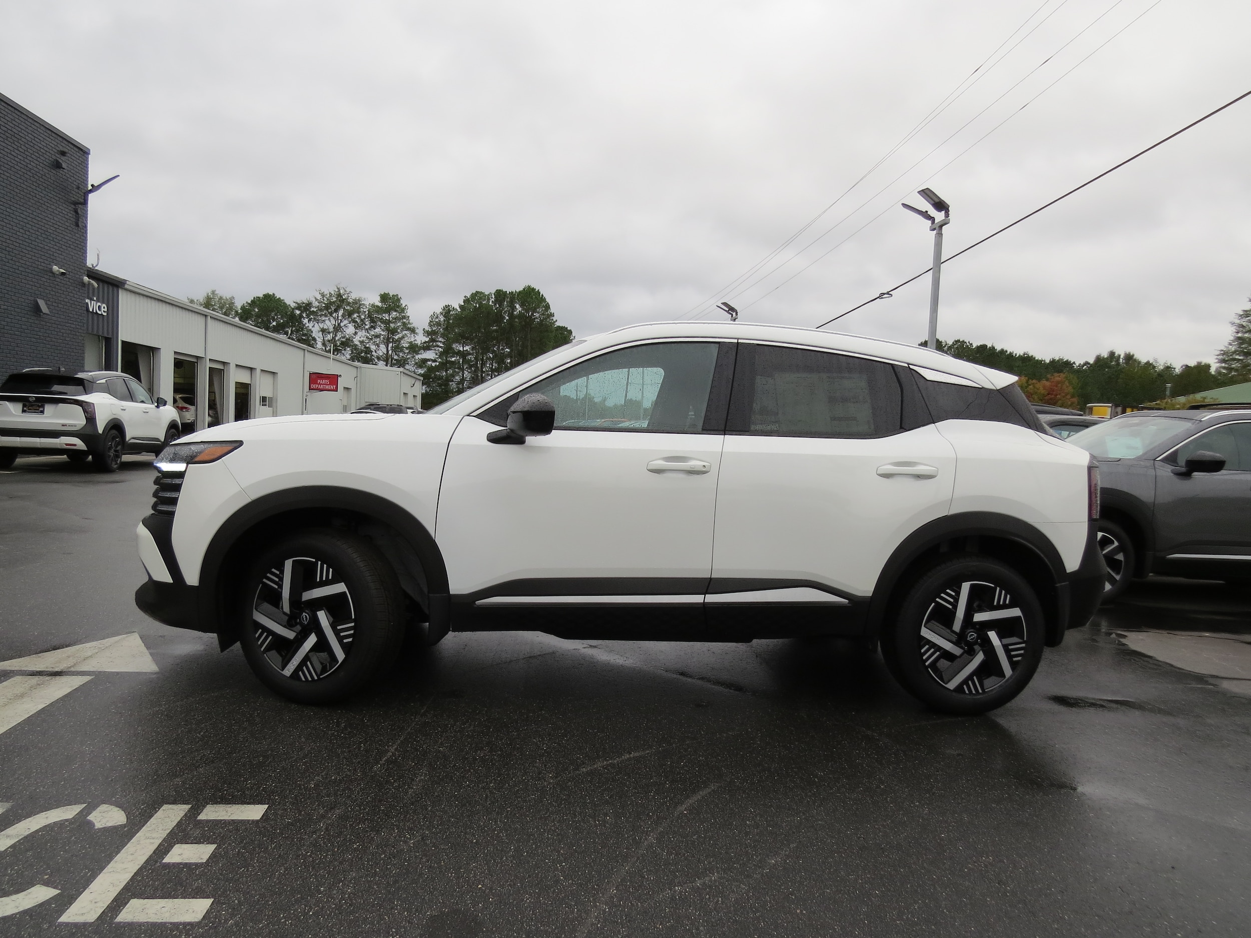 2026 Nissan Kicks SV Aspen White Tricoat at Griffin Nissan