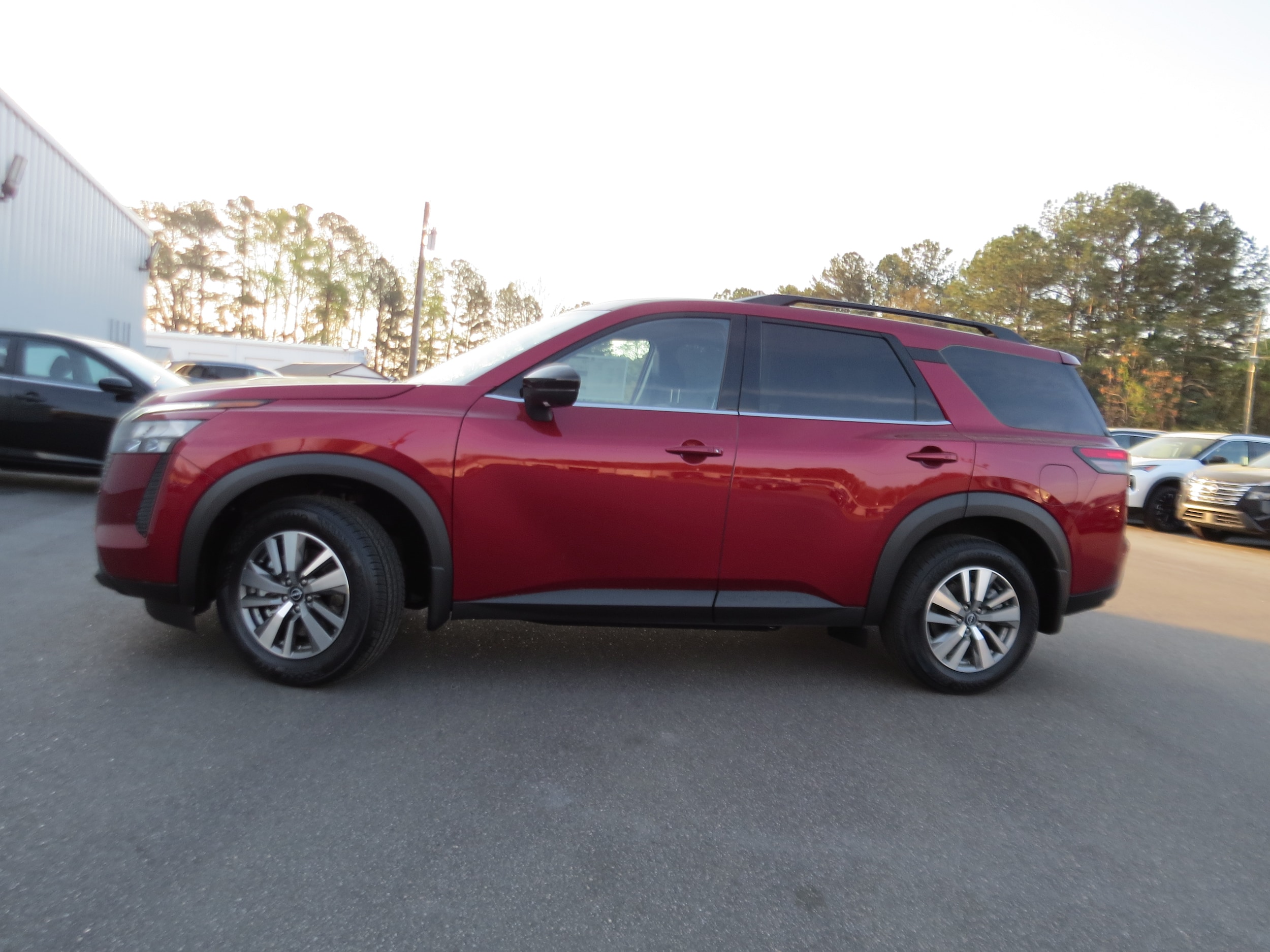 2026 Nissan Pathfinder SL Scarlet Ember Tintcoat at Griffin Nissan