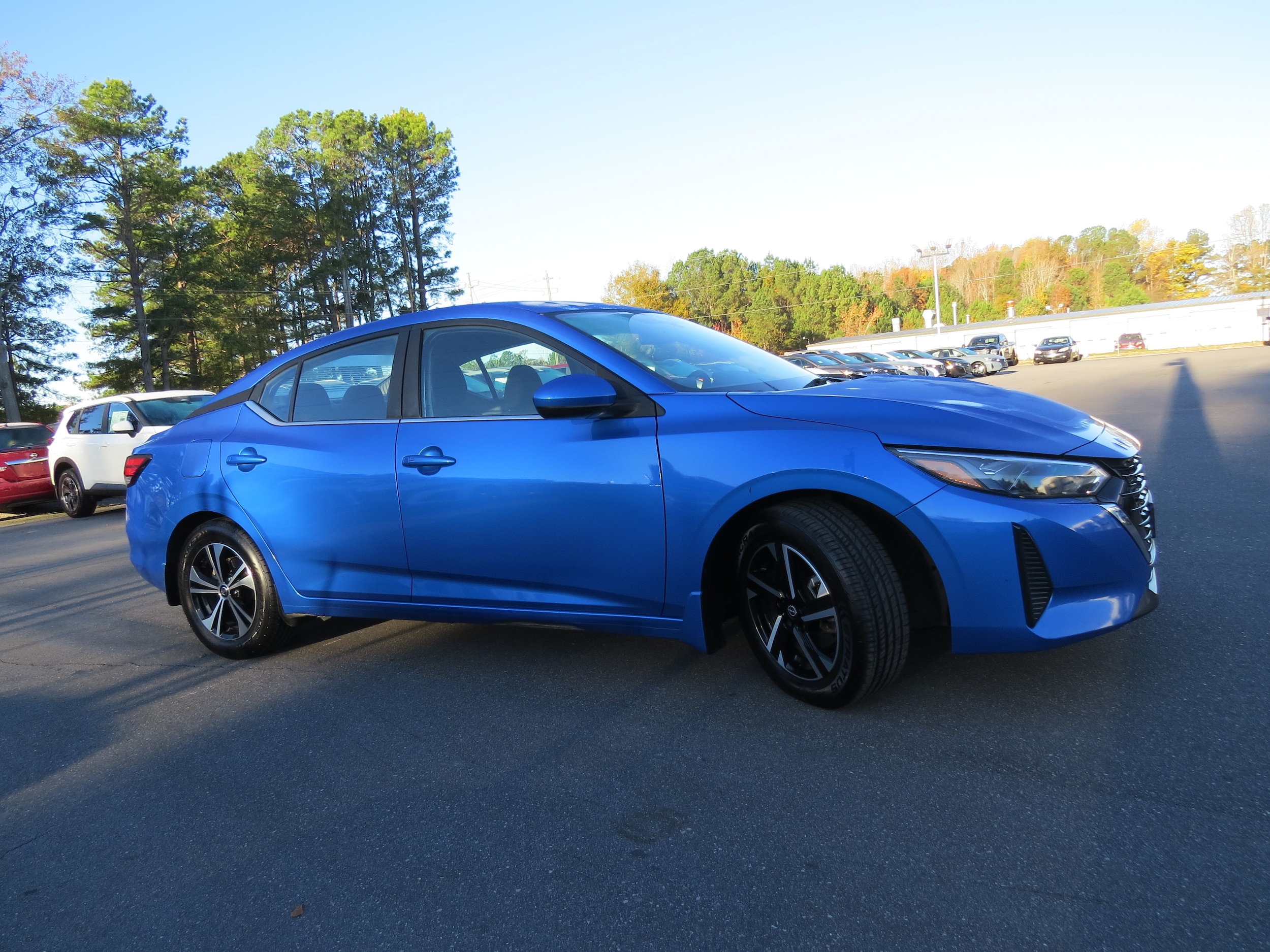2024 Nissan Sentra SV Electric Blue Metallic at Griffin Nissan