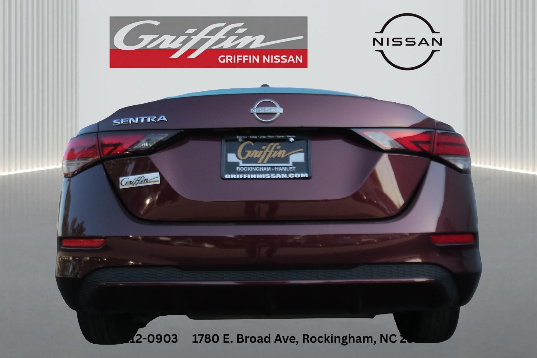 2025 Nissan Sentra SV Rosewood Metallic at Griffin CDJR