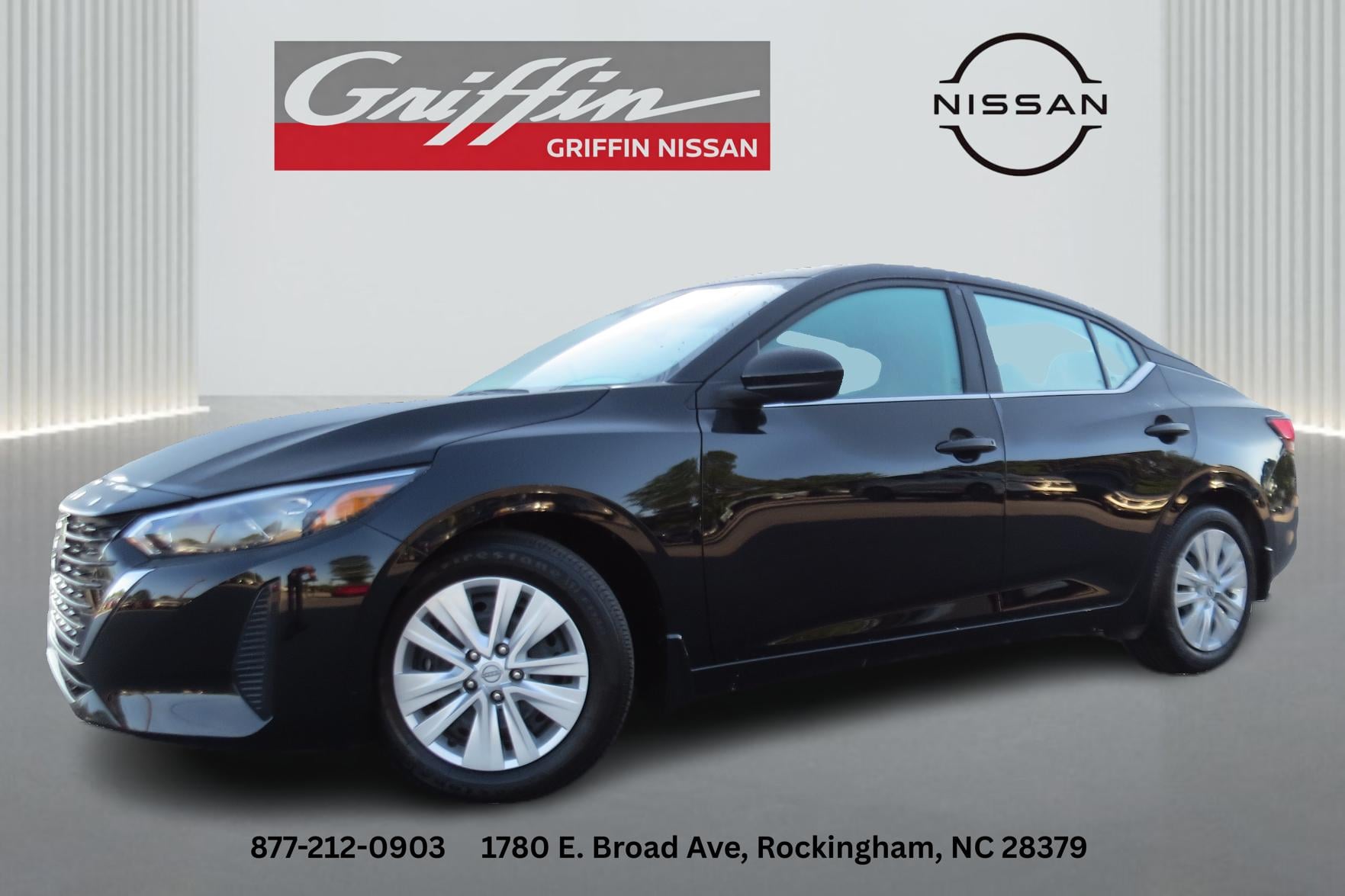 2025 Nissan Sentra S Super Black at Griffin CDJR
