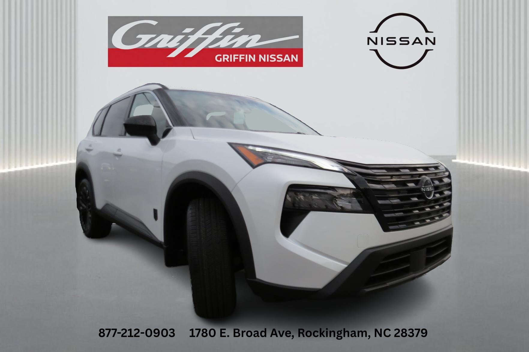 2026 Nissan Rogue Dark Armor Everest White Pearl Tricoat at Griffin Nissan