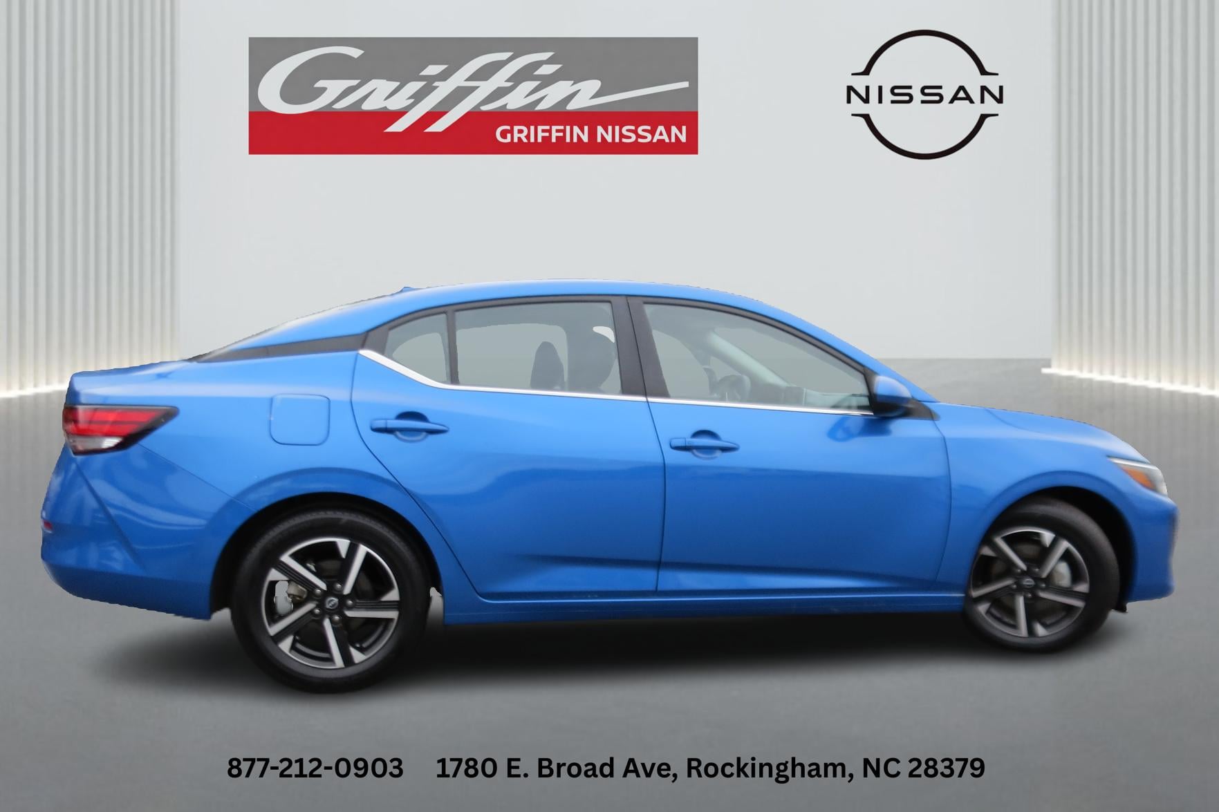 2025 Nissan Sentra SV Electric Blue Metallic at Griffin CDJR