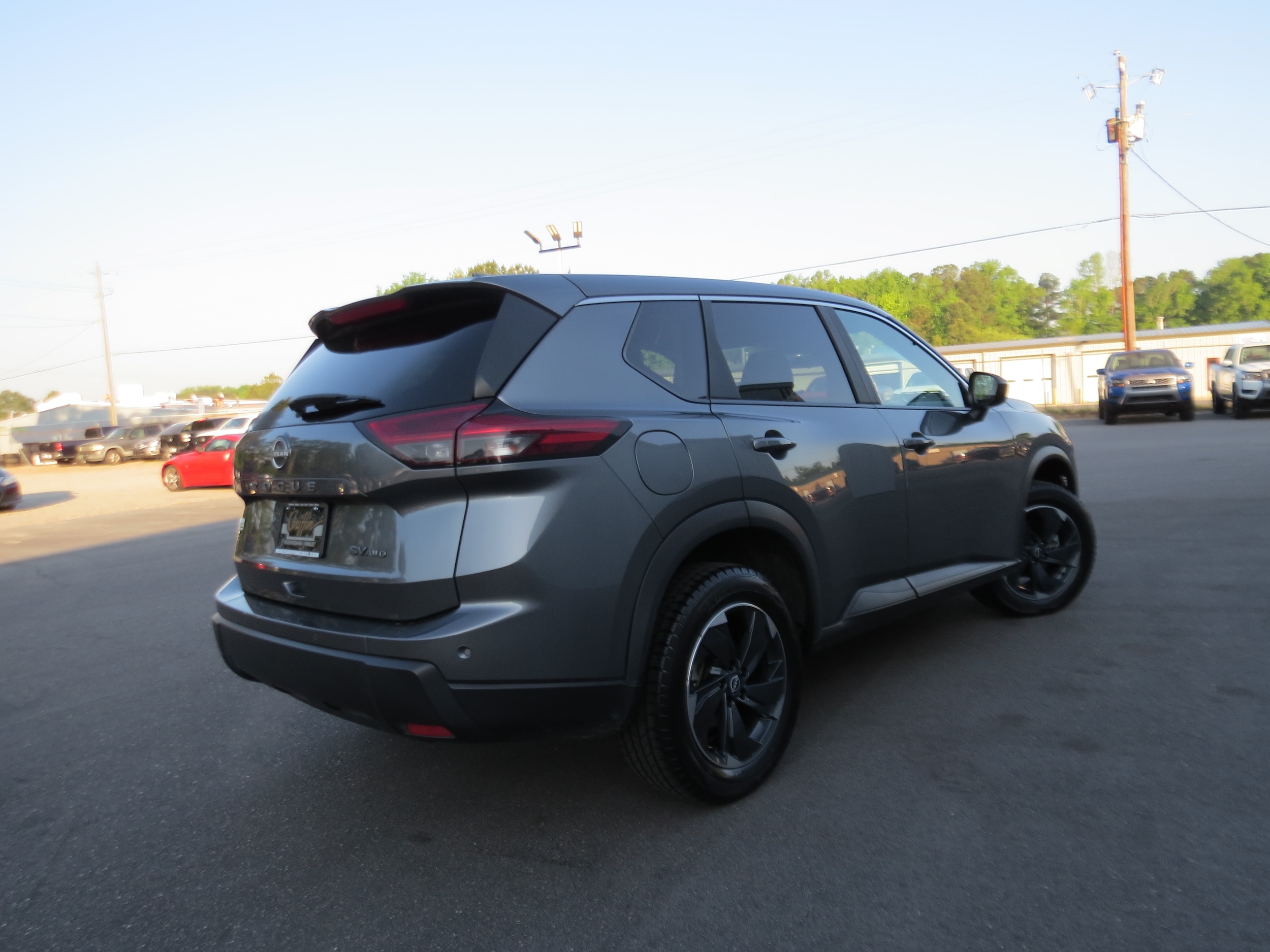 2024 Nissan Rogue SV Gun Metallic at Griffin Nissan