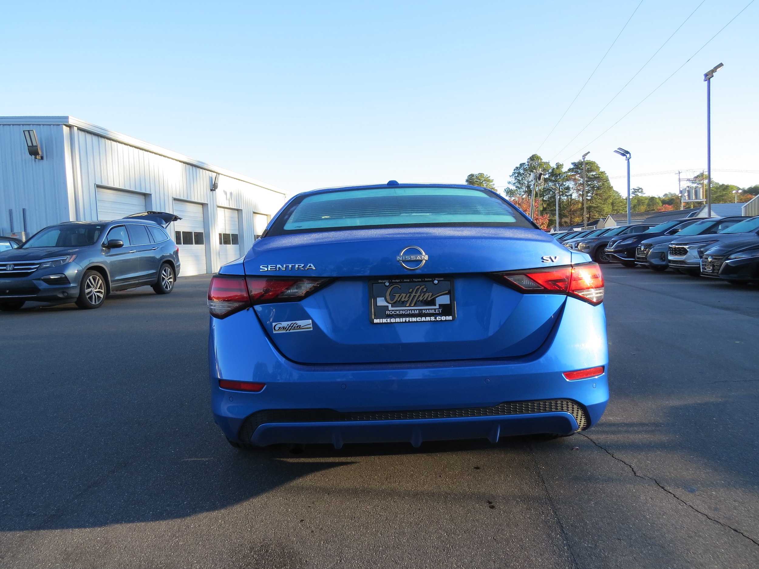 2024 Nissan Sentra SV Electric Blue Metallic at Griffin Nissan