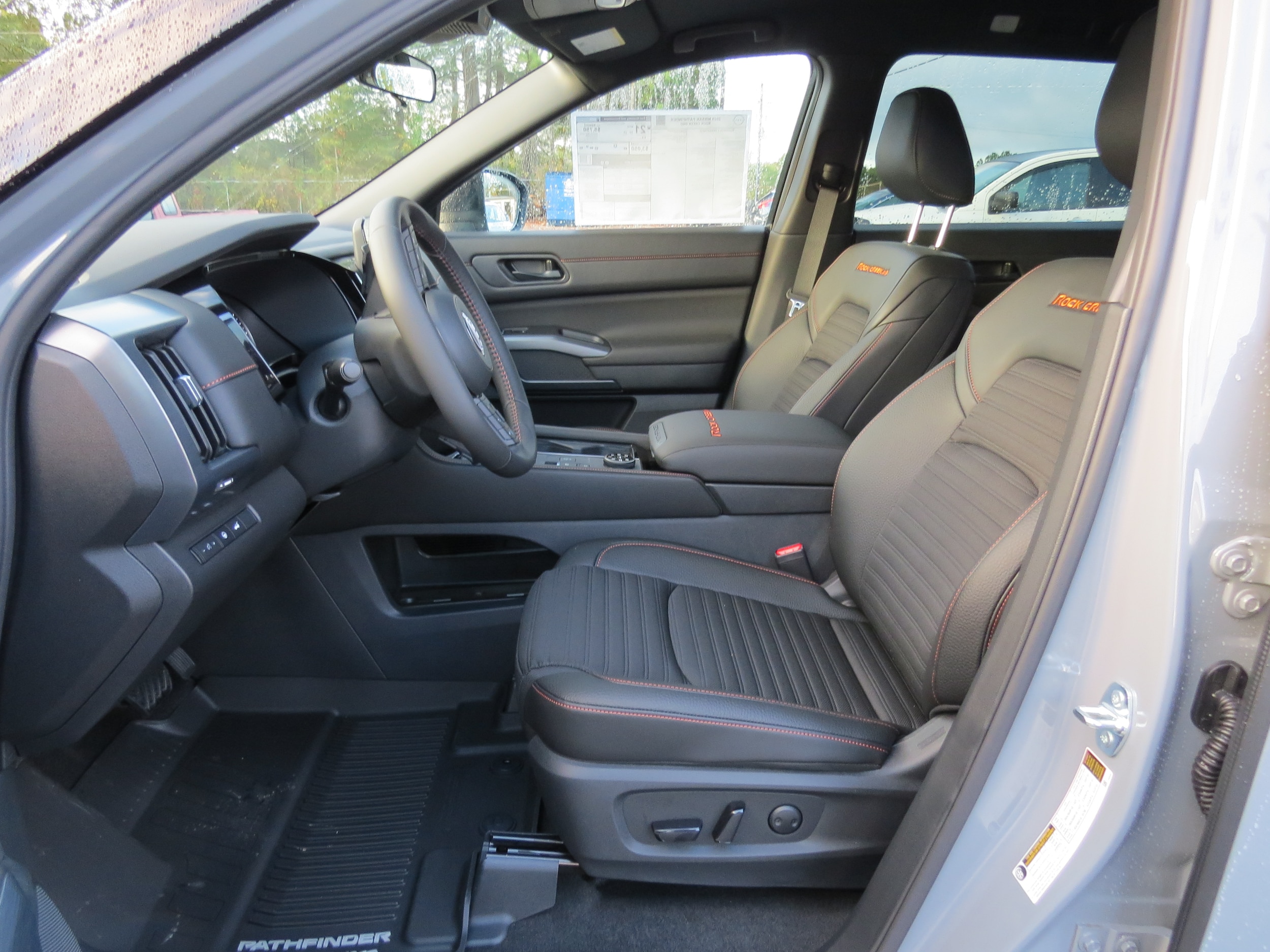 2025 Nissan Pathfinder Rock Creek Two-Tone Boulder Gray Pearl   Super Black at Griffin Nissan