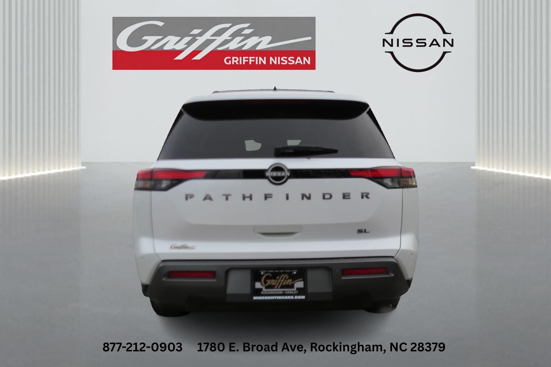 2026 Nissan Pathfinder SL Everest White Pearl Tricoat at Griffin Nissan