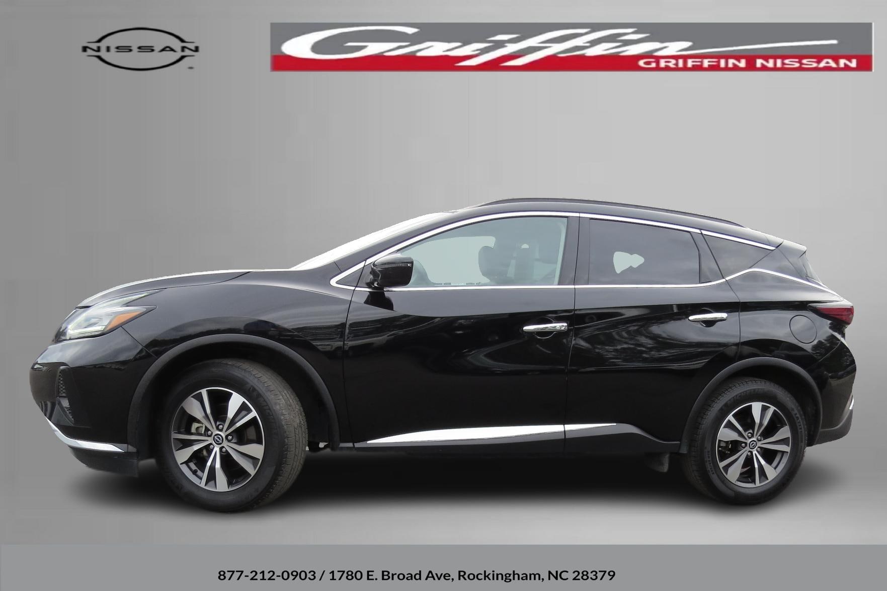 Certified 2023 Nissan Murano SV with VIN 5N1AZ2BS7PC110990 for sale in Rockingham, NC