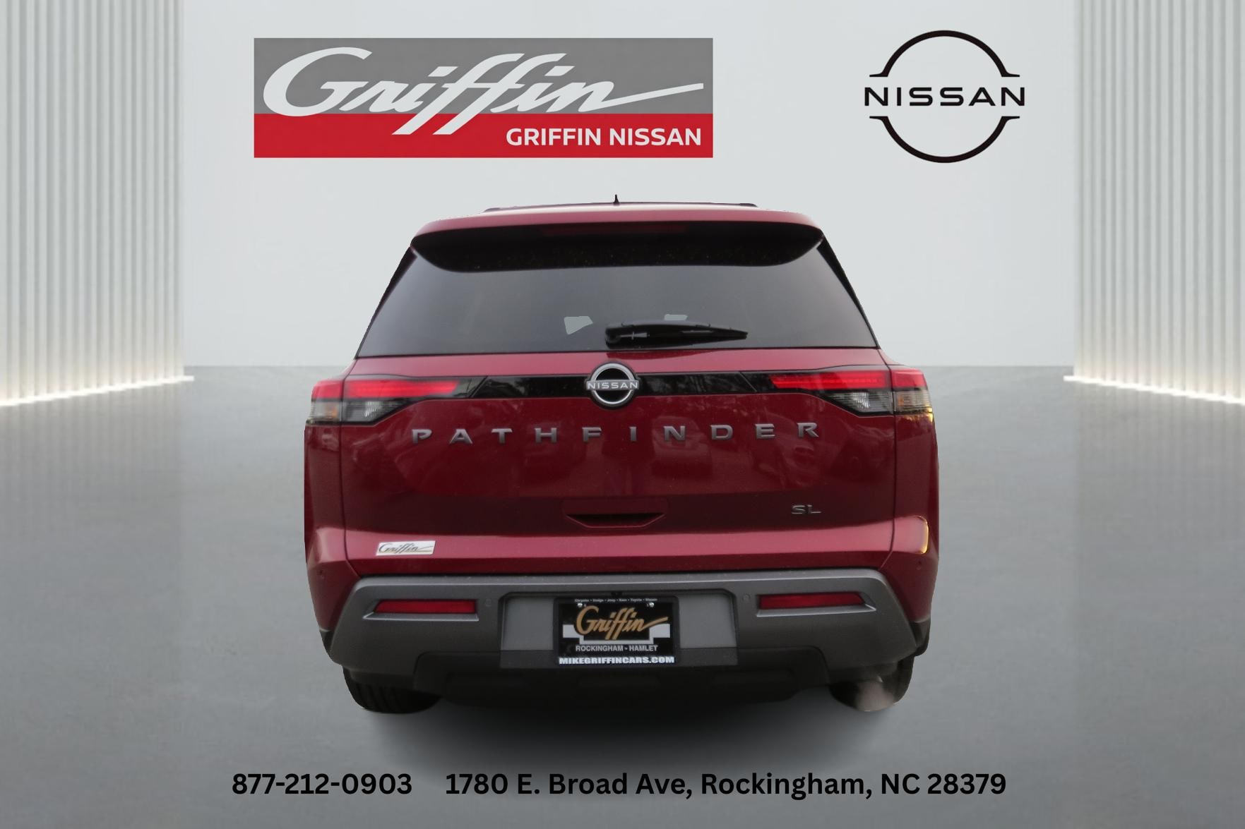 2026 Nissan Pathfinder SL Scarlet Ember Tintcoat at Griffin Nissan