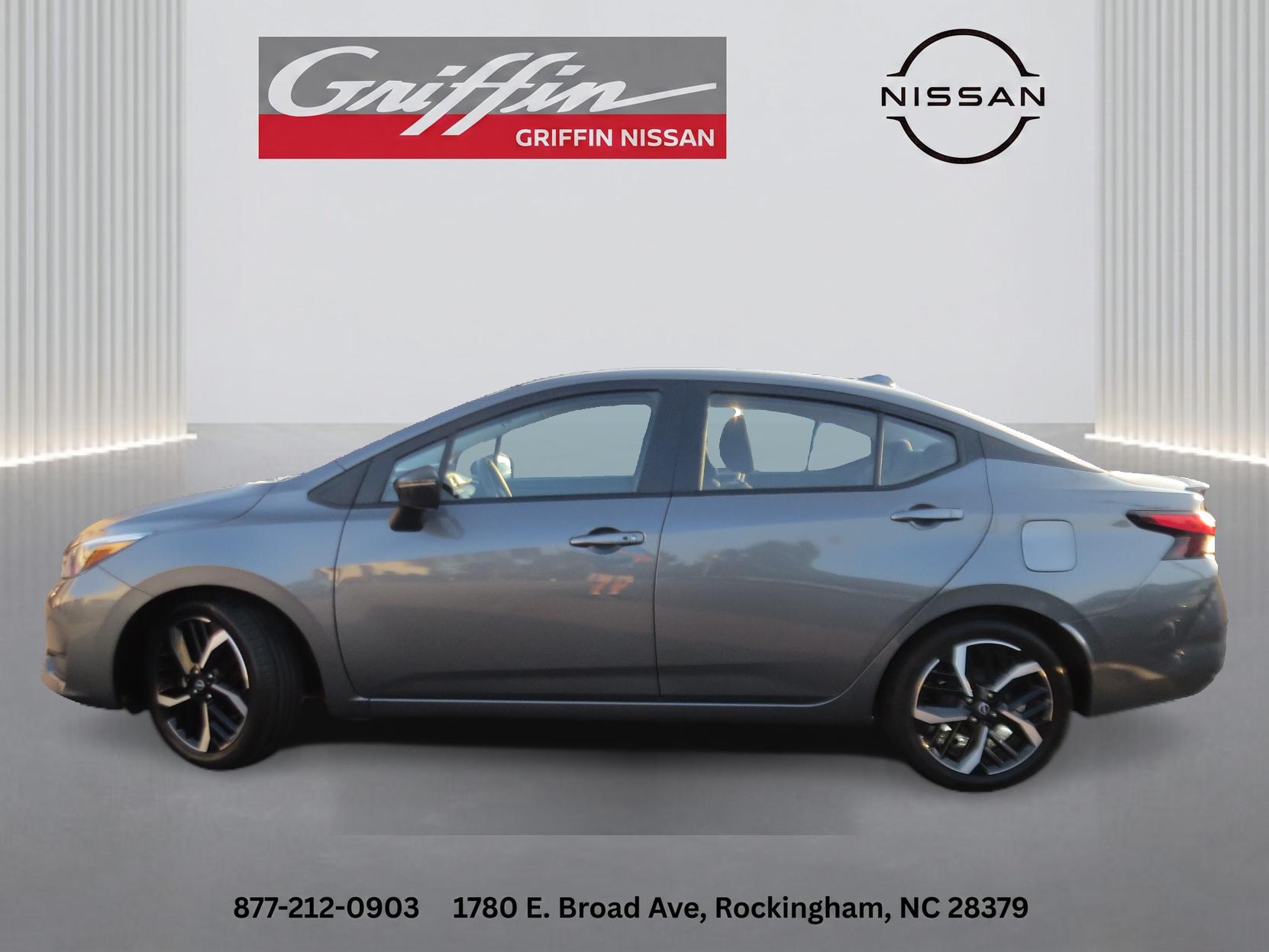 Certified 2025 Nissan Versa Sedan SR with VIN 3N1CN8FV4SL834698 for sale in Rockingham, NC