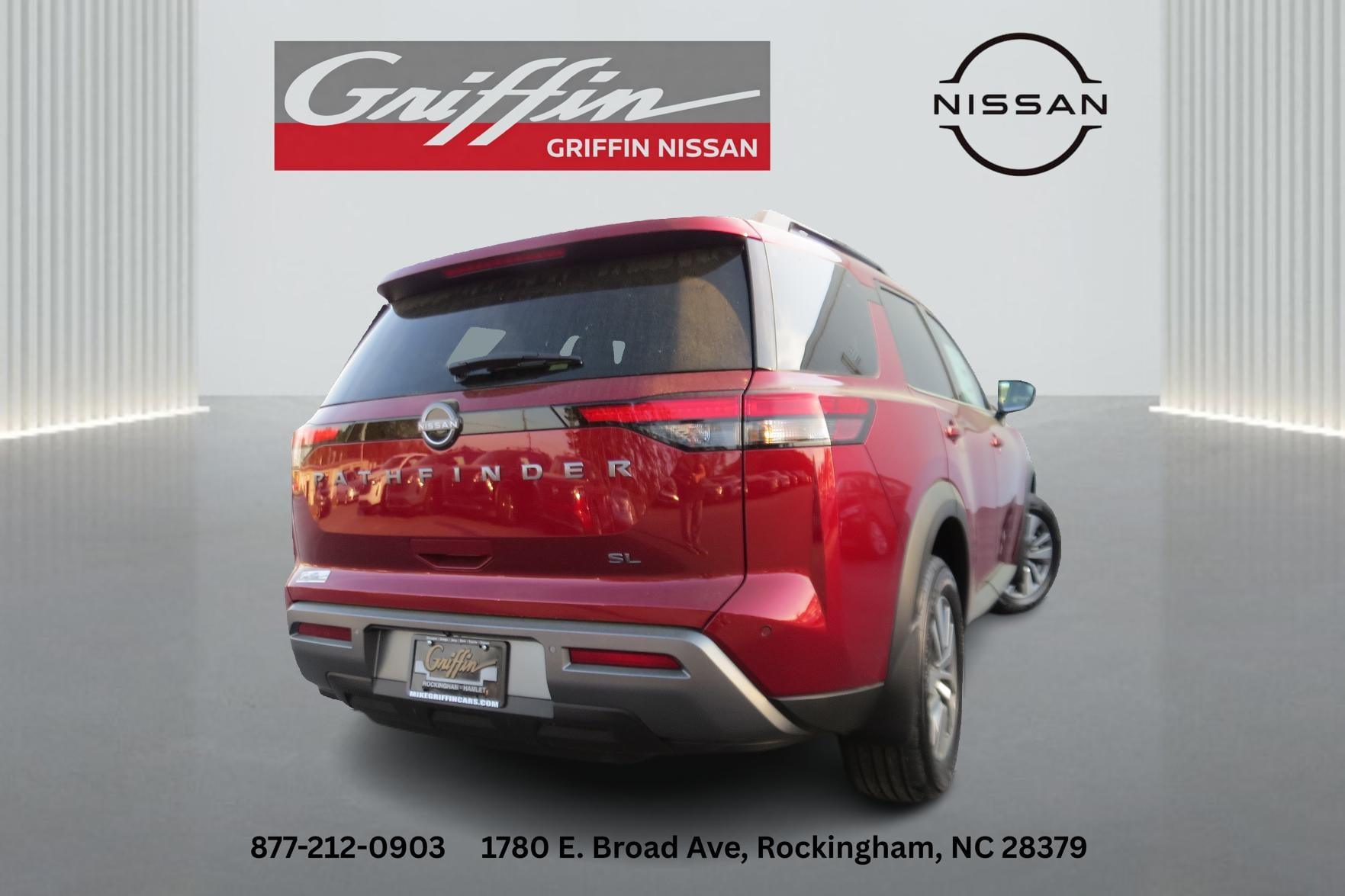 2026 Nissan Pathfinder SL Scarlet Ember Tintcoat at Griffin Nissan