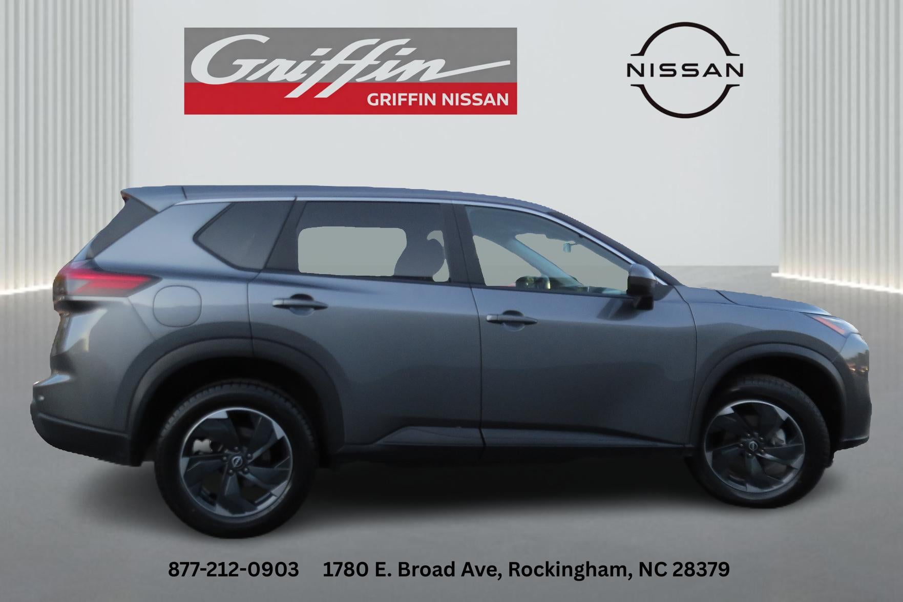 2024 Nissan Rogue SV Gun Metallic at Griffin Nissan