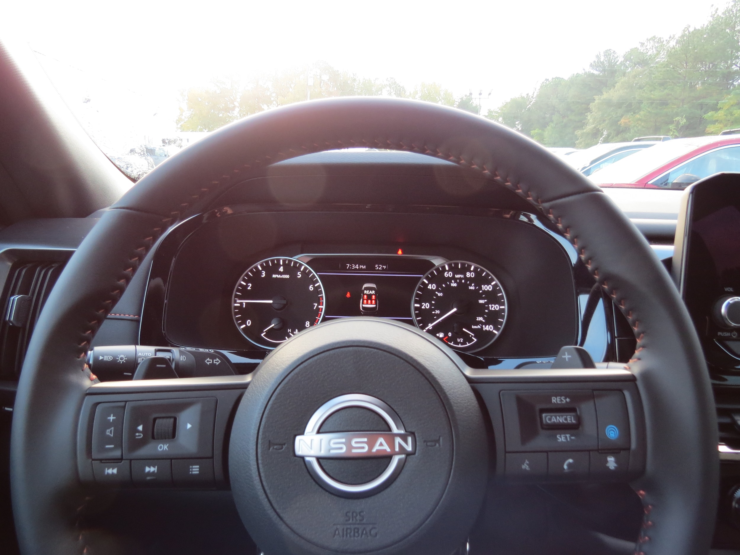 2025 Nissan Pathfinder Rock Creek Two-Tone Boulder Gray Pearl   Super Black at Griffin Nissan