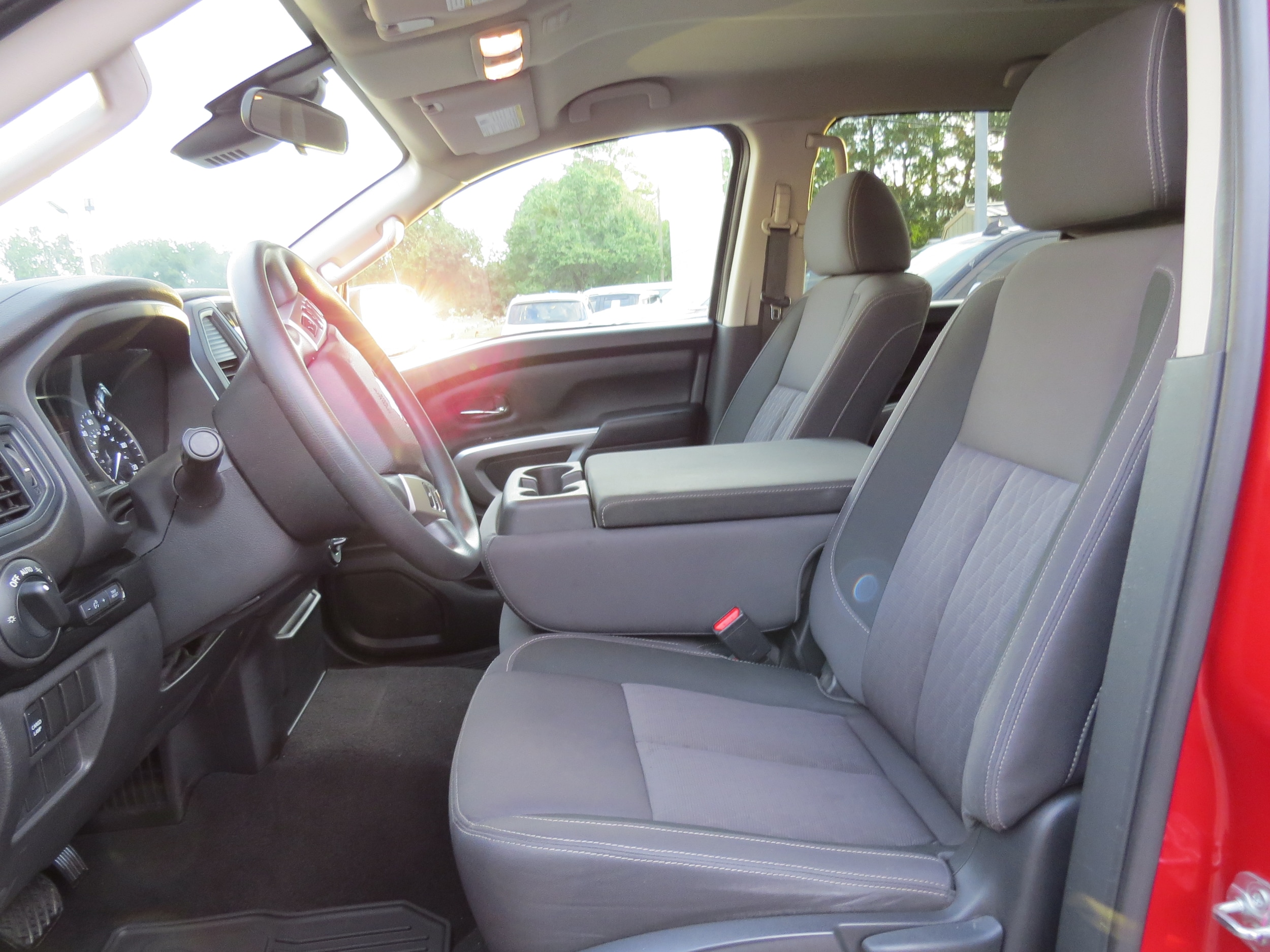 2022 Nissan Titan SV Red Alert at Griffin Nissan