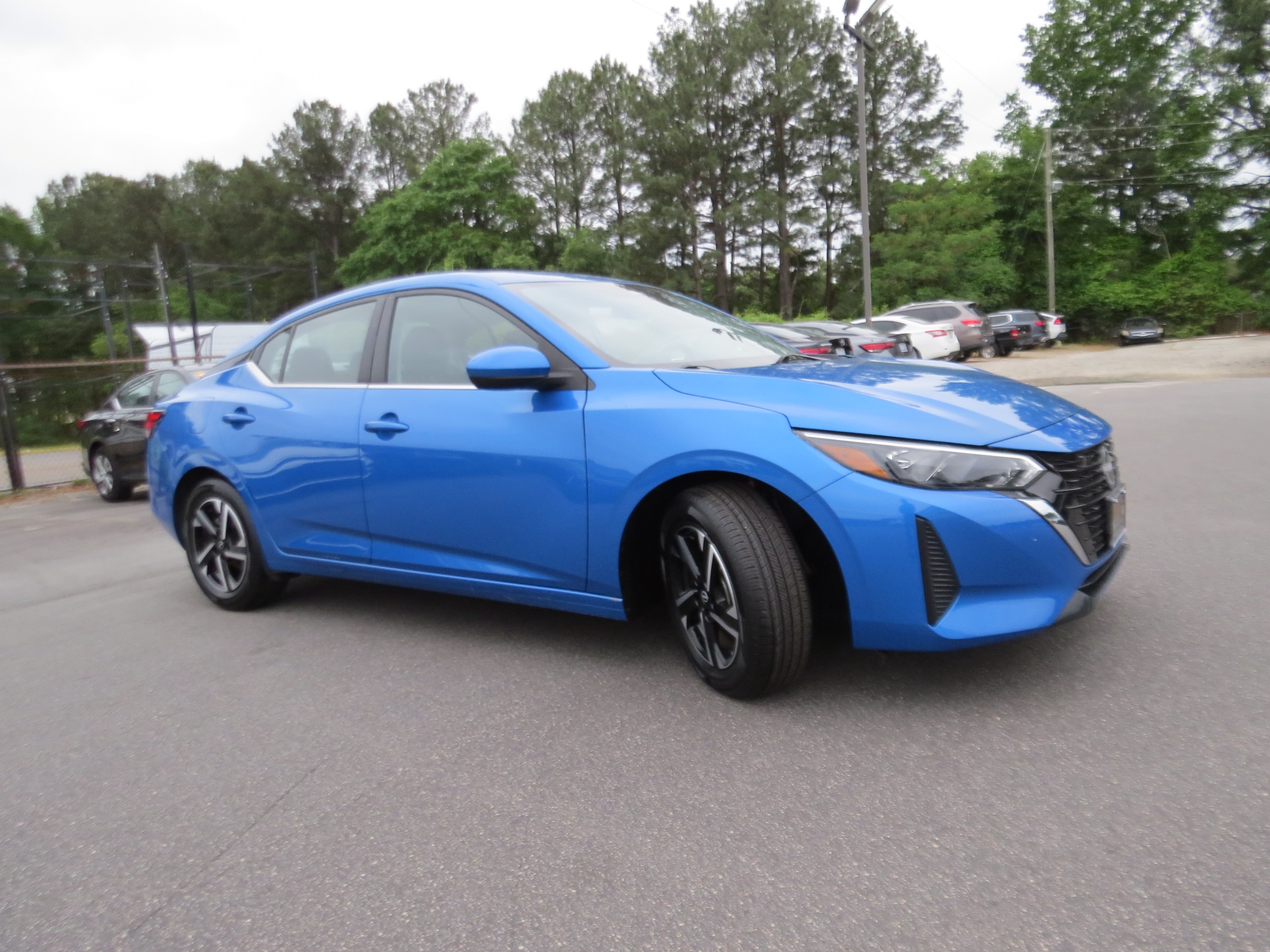 2025 Nissan Sentra SV Electric Blue Metallic at Griffin CDJR