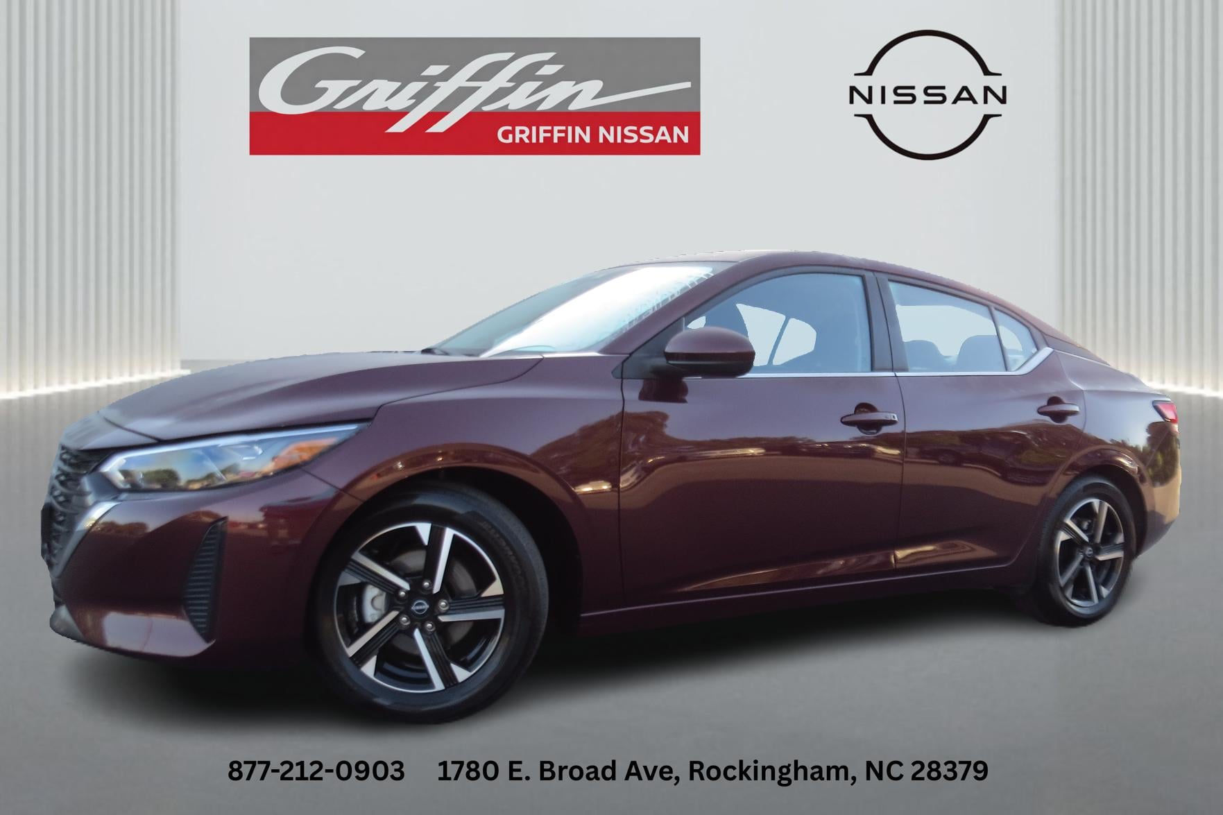 2025 Nissan Sentra SV Rosewood Metallic at Griffin CDJR