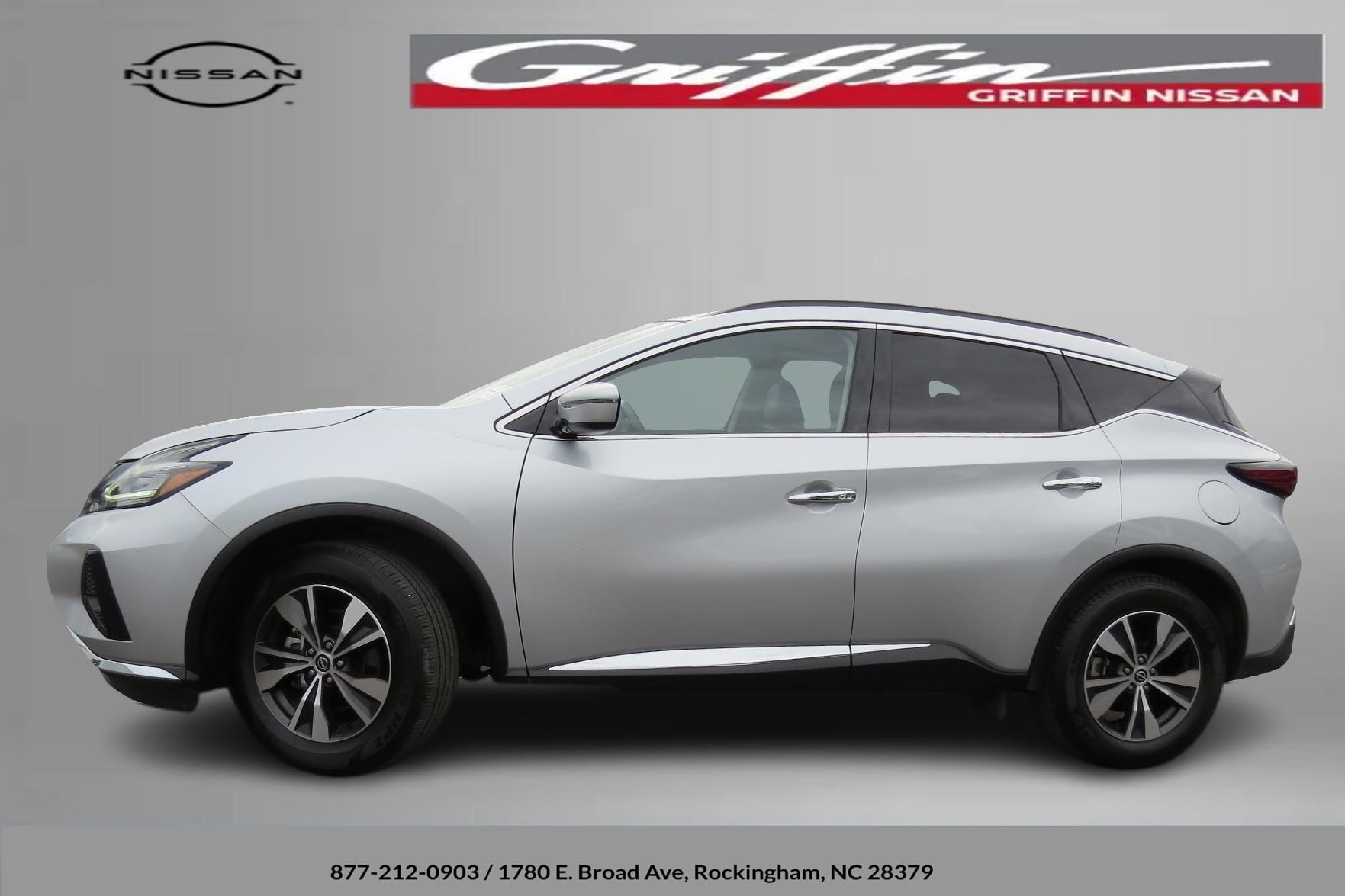 Certified 2023 Nissan Murano SV with VIN 5N1AZ2BS6PC108924 for sale in Rockingham, NC