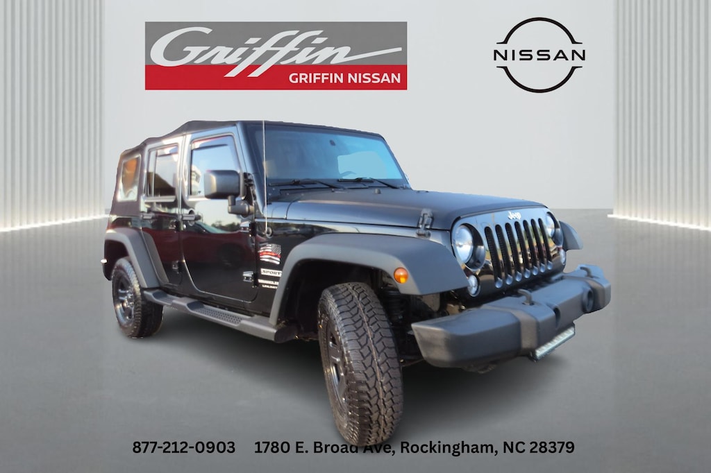 Used 2018 Jeep Wrangler JK Unlimited Sport Convertible