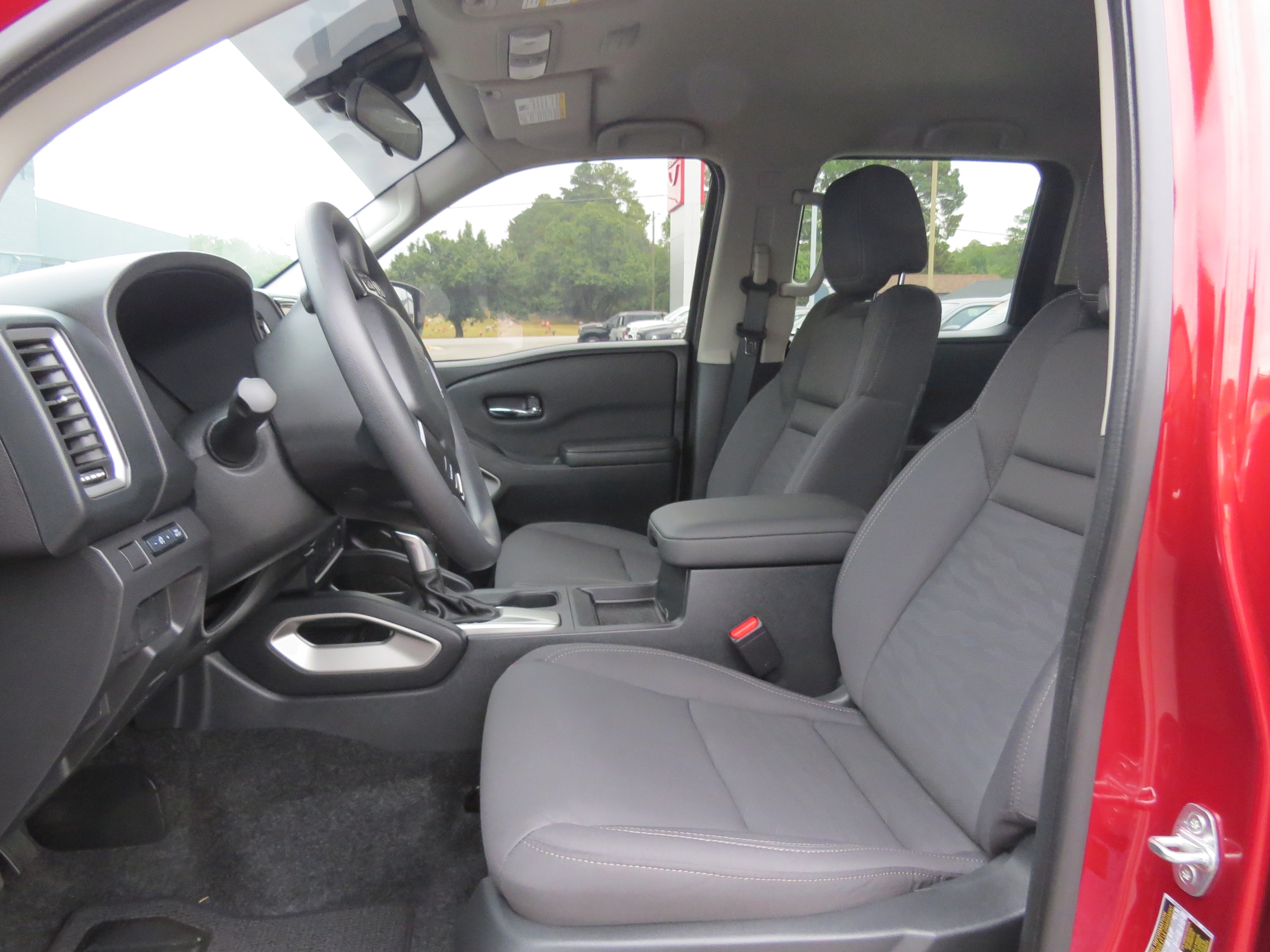 2024 Nissan Frontier SV Cardinal Red Metallic Tricoat at Griffin Nissan