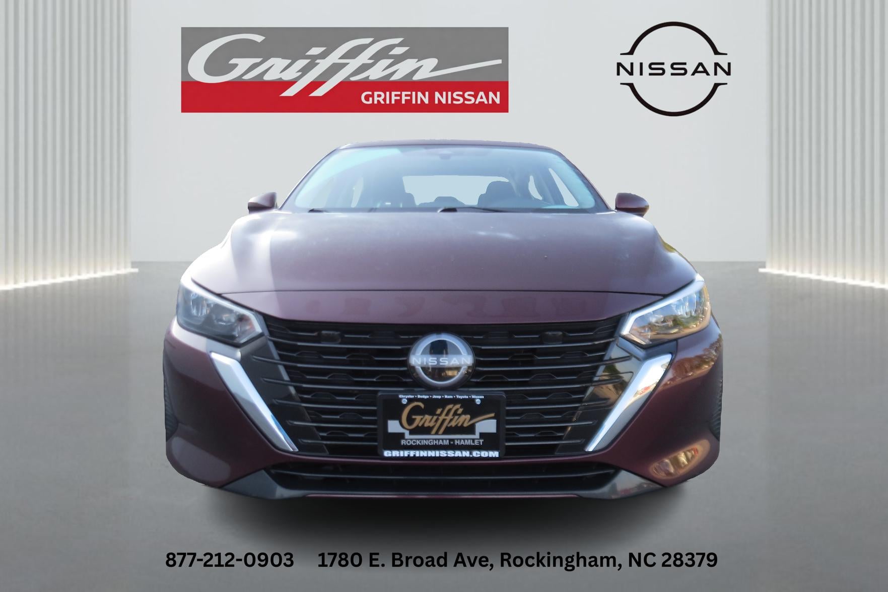 2025 Nissan Sentra SV Rosewood Metallic at Griffin CDJR