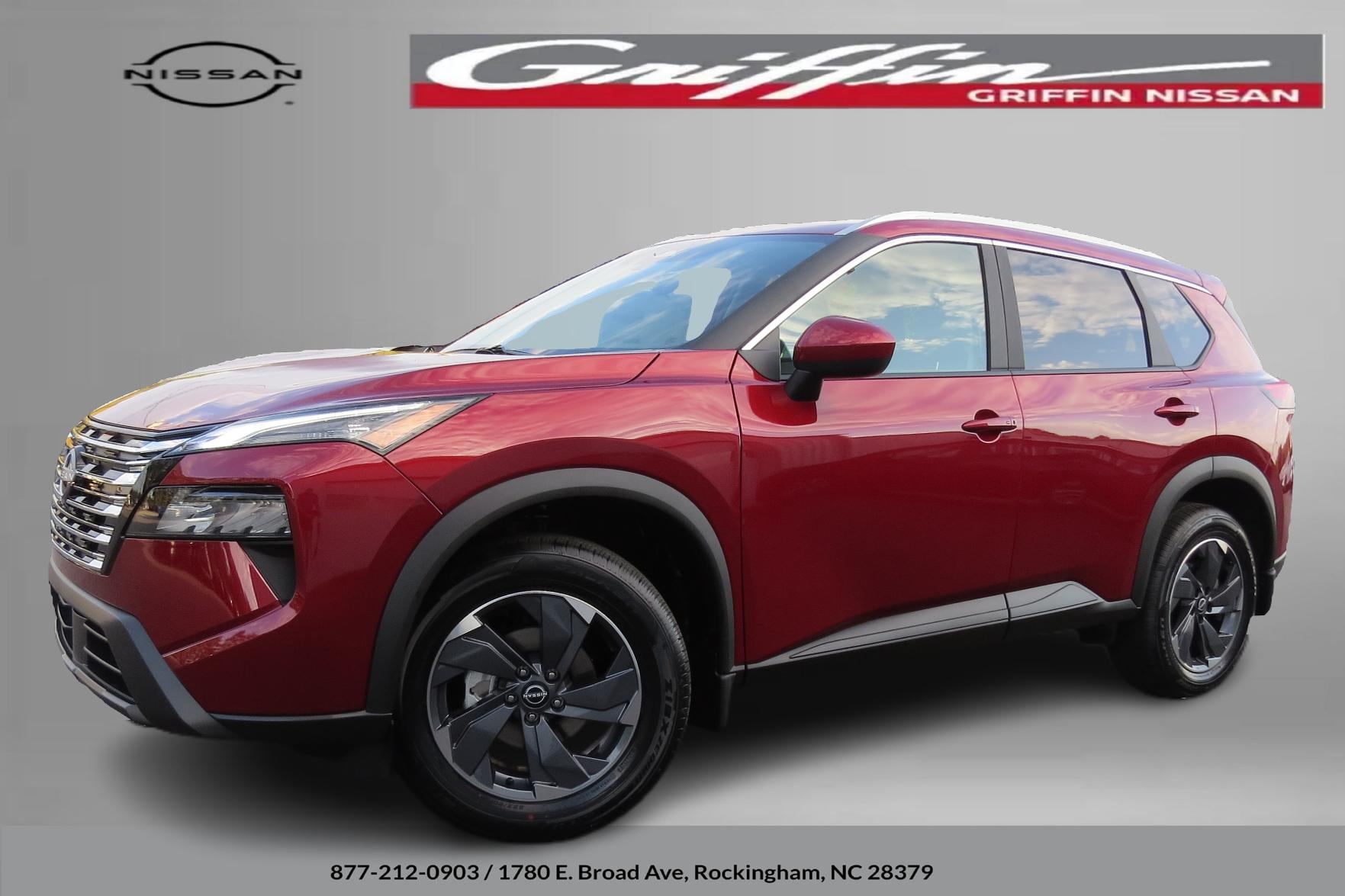 2026 Nissan Rogue SV Scarlet Ember Tintcoat at Griffin Nissan
