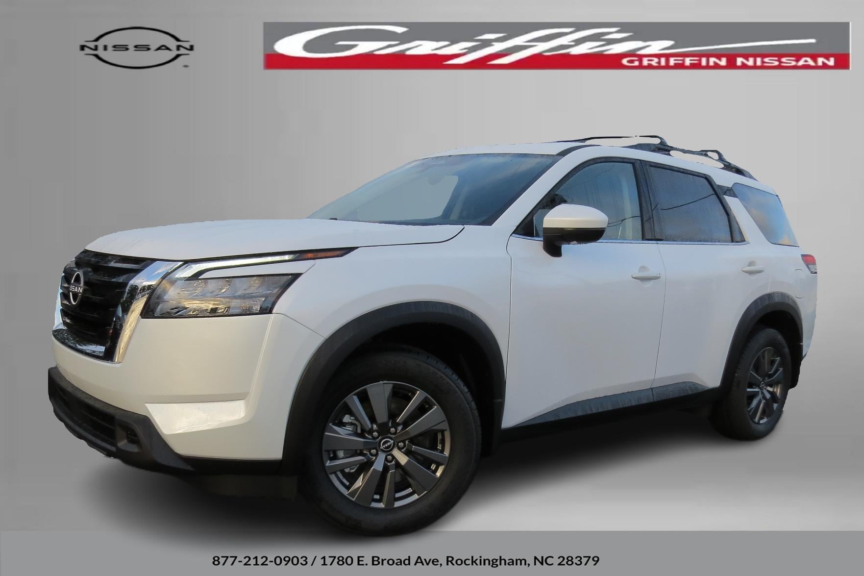 2025 Nissan Pathfinder SV Everest White Pearl Tricoat at Griffin Nissan
