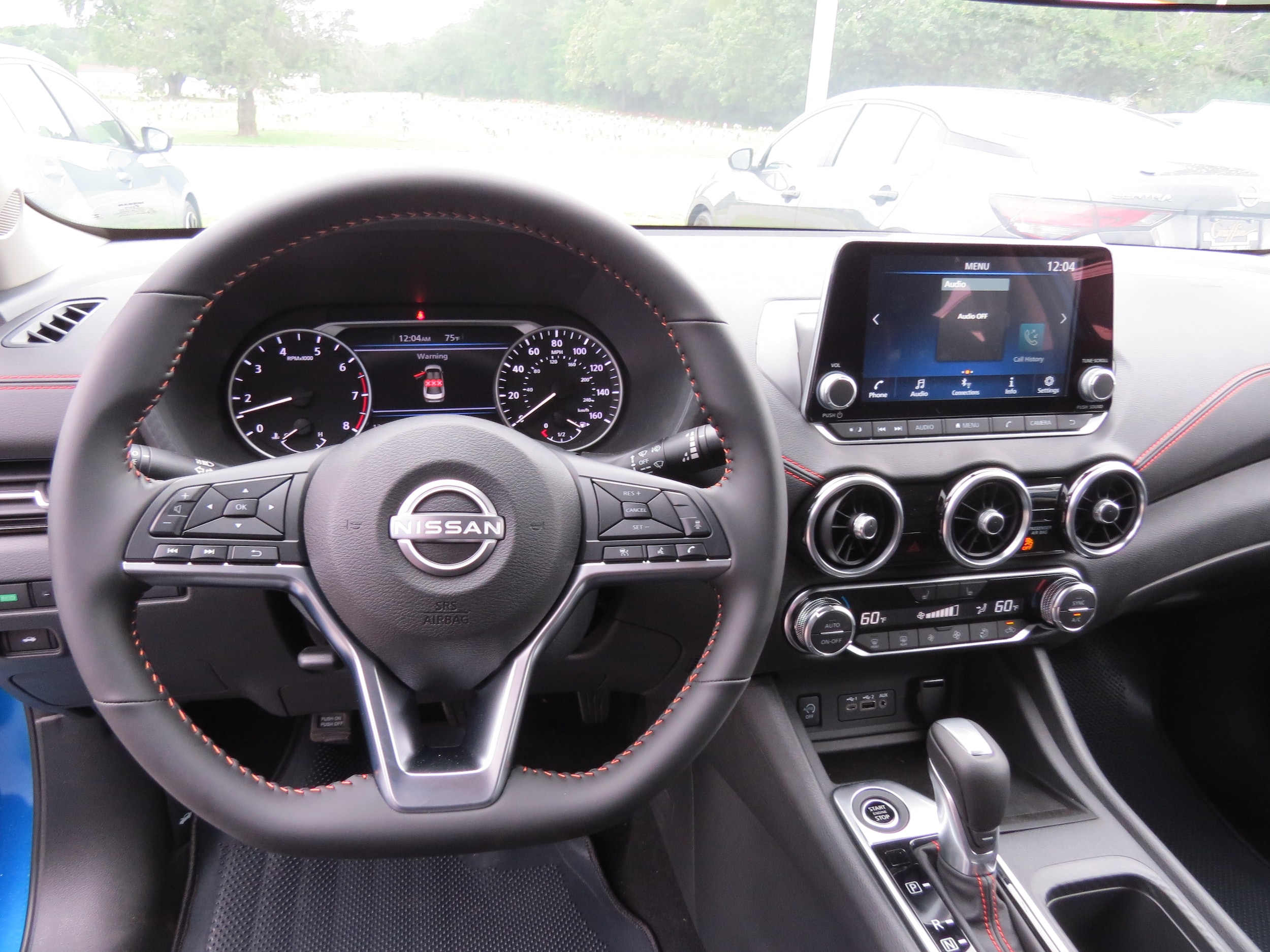 2025 Nissan Sentra SR Electric Blue/Super Black at Griffin Nissan