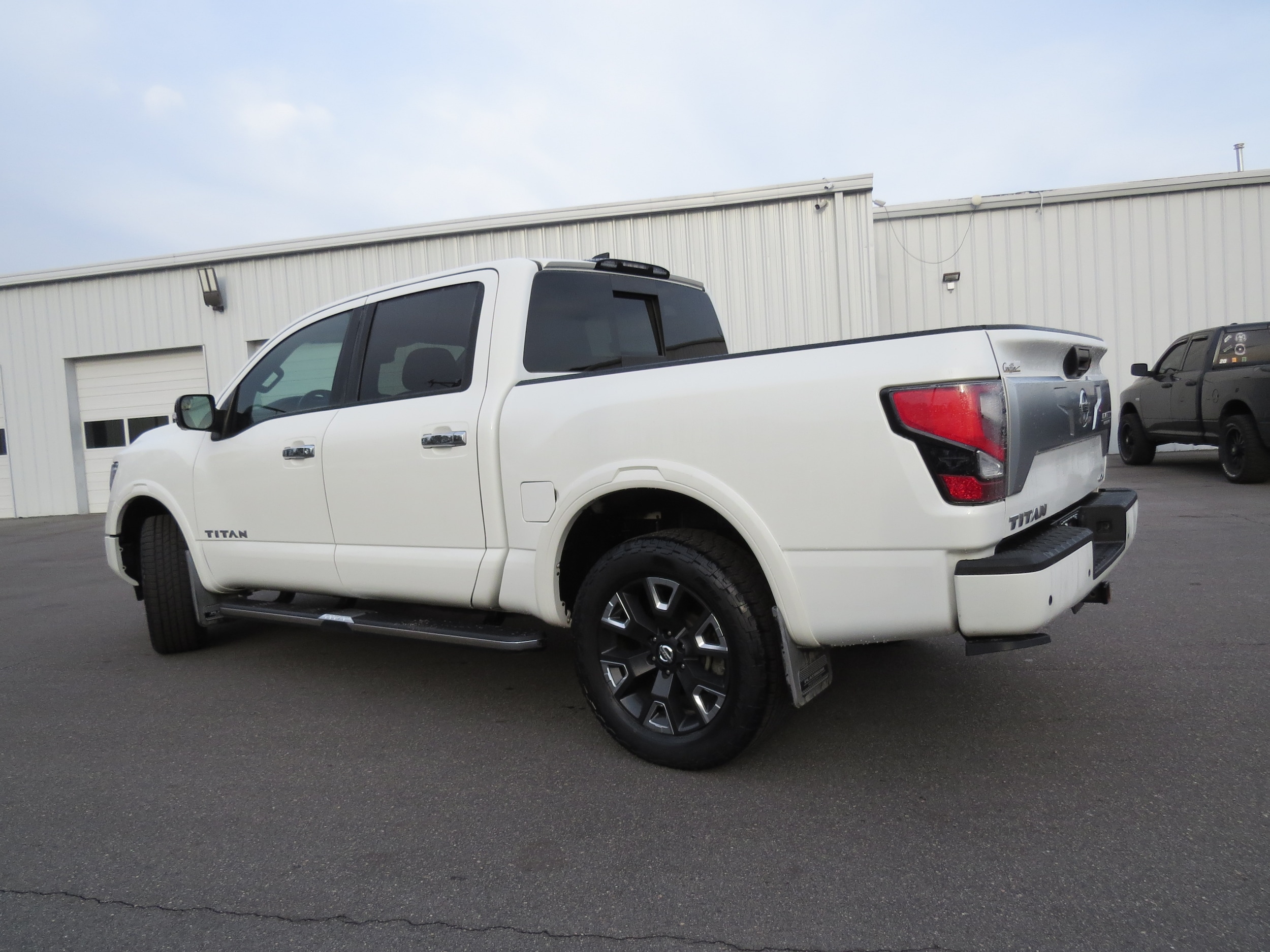 2022 Nissan Titan Platinum Reserve Pearl White at Griffin Nissan