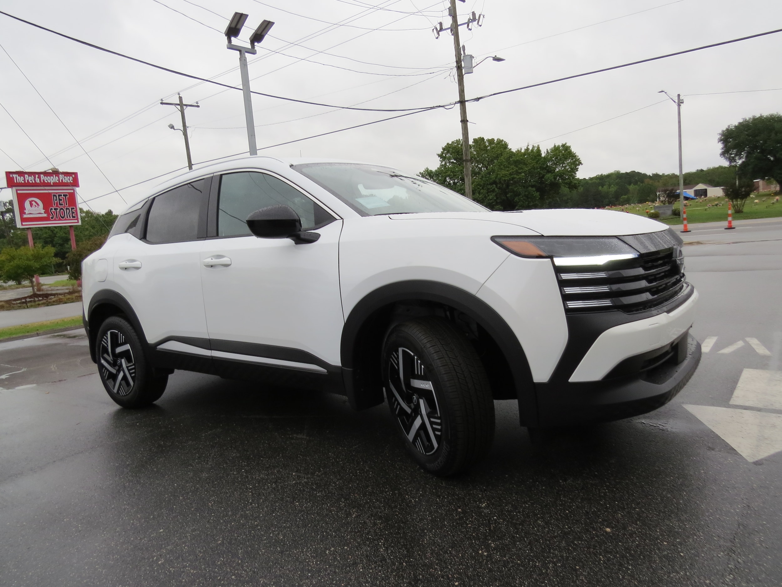 2026 Nissan Kicks SV Aspen White Tricoat at Griffin Nissan