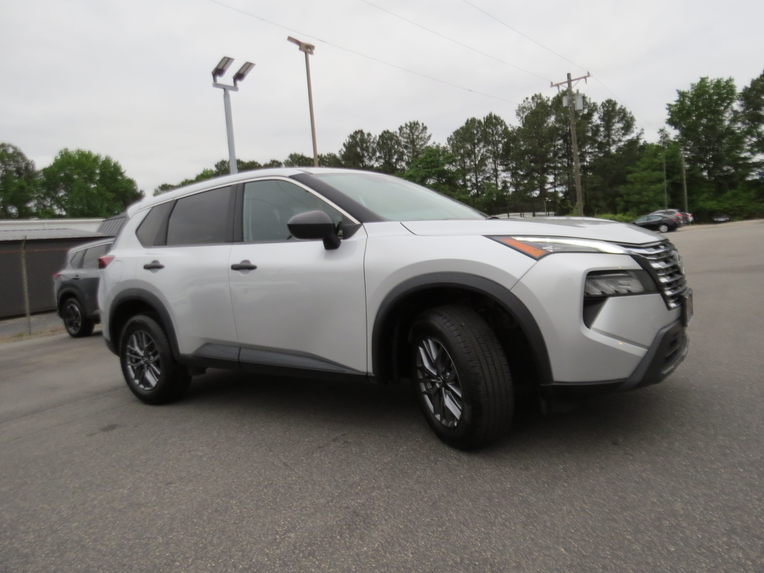 2024 Nissan Rogue S Brilliant Silver Metallic at Griffin Nissan