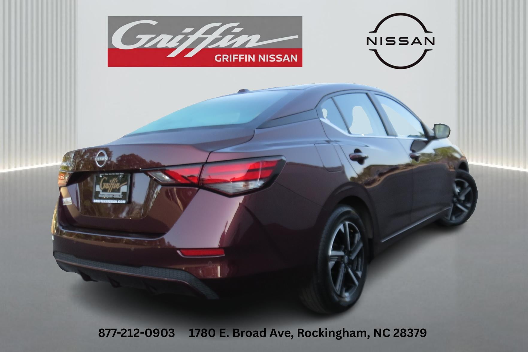 2025 Nissan Sentra SV Rosewood Metallic at Griffin CDJR