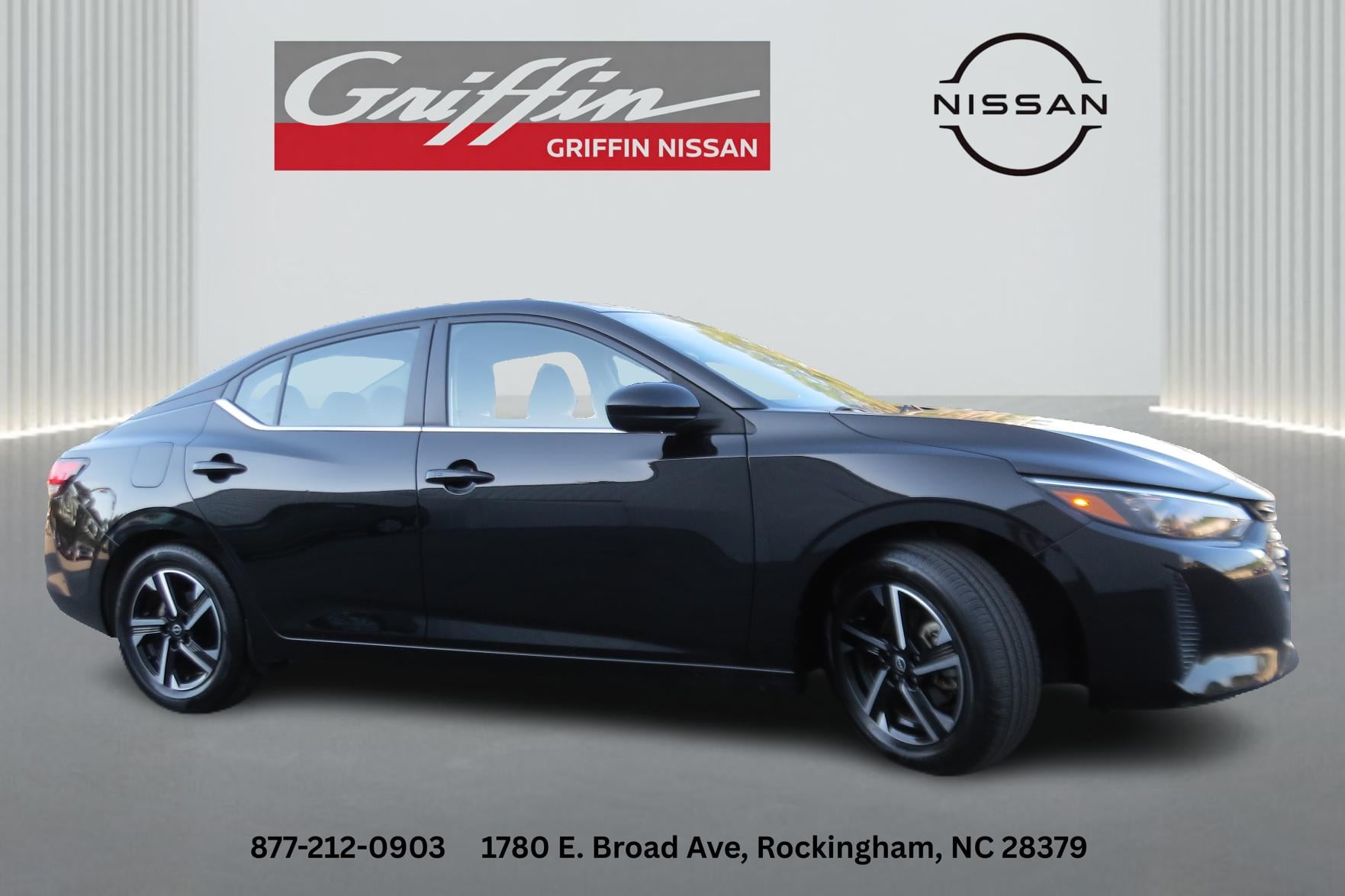 2025 Nissan Sentra SV Super Black at Griffin CDJR